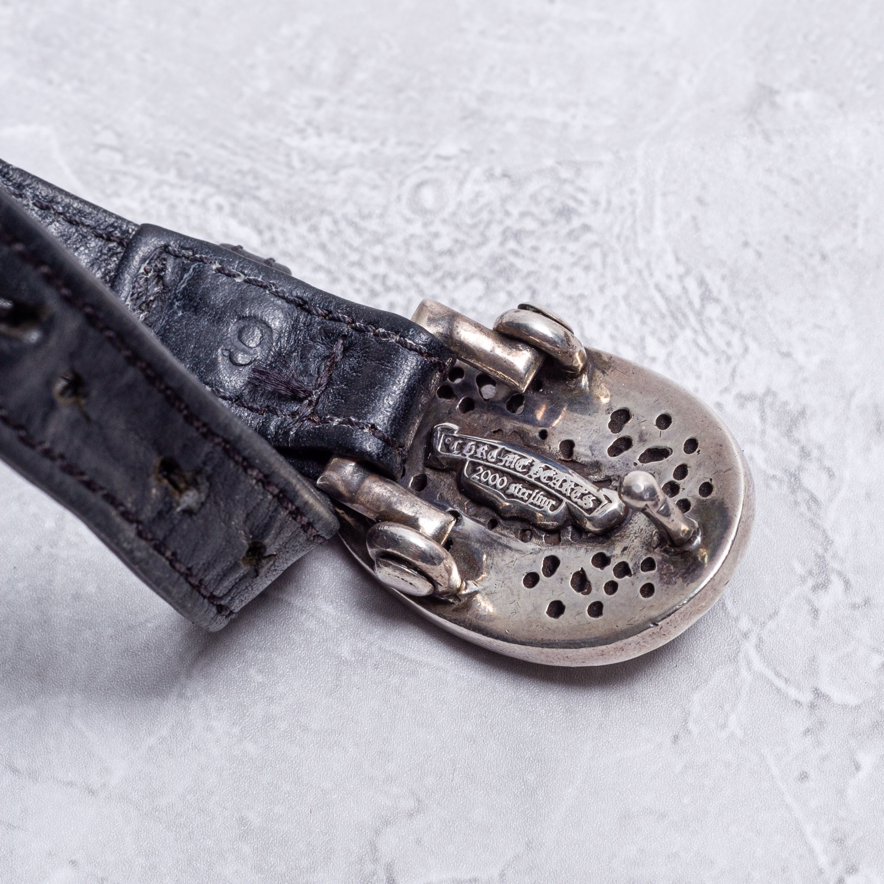 Chrome Hearts CHROME HEARTS Leather Bracelet Tiny Classic Oval Size ONE SIZE - 10 Thumbnail