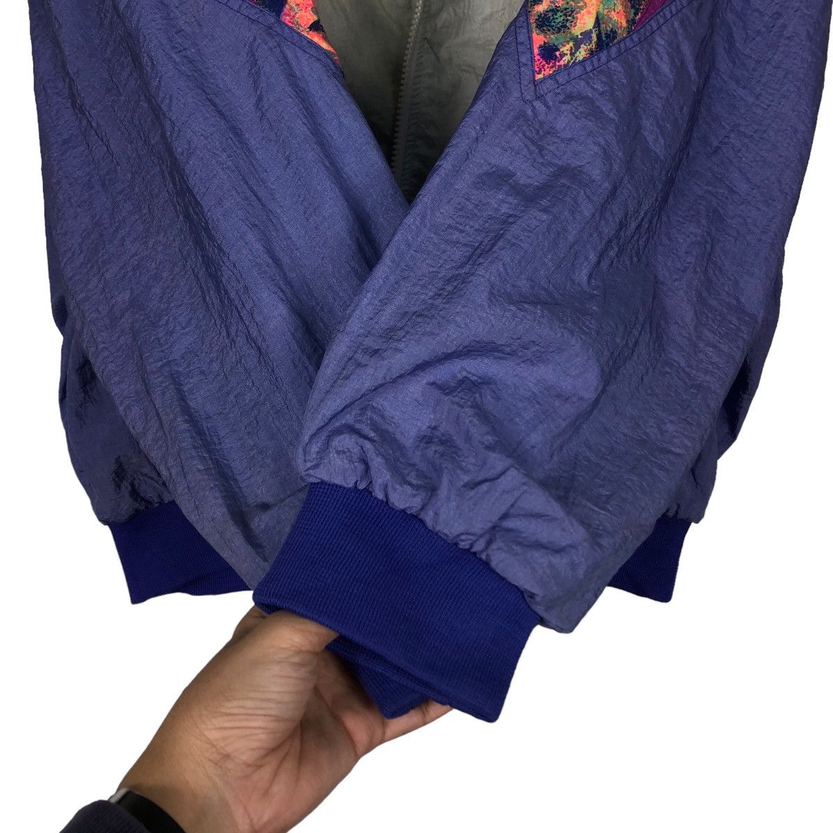 Japanese Brand 🔥90’s Vtg Bomber Jacket Nylon Star Flex Sports Big Logo Size US L / EU 52-54 / 3 - 13 Thumbnail