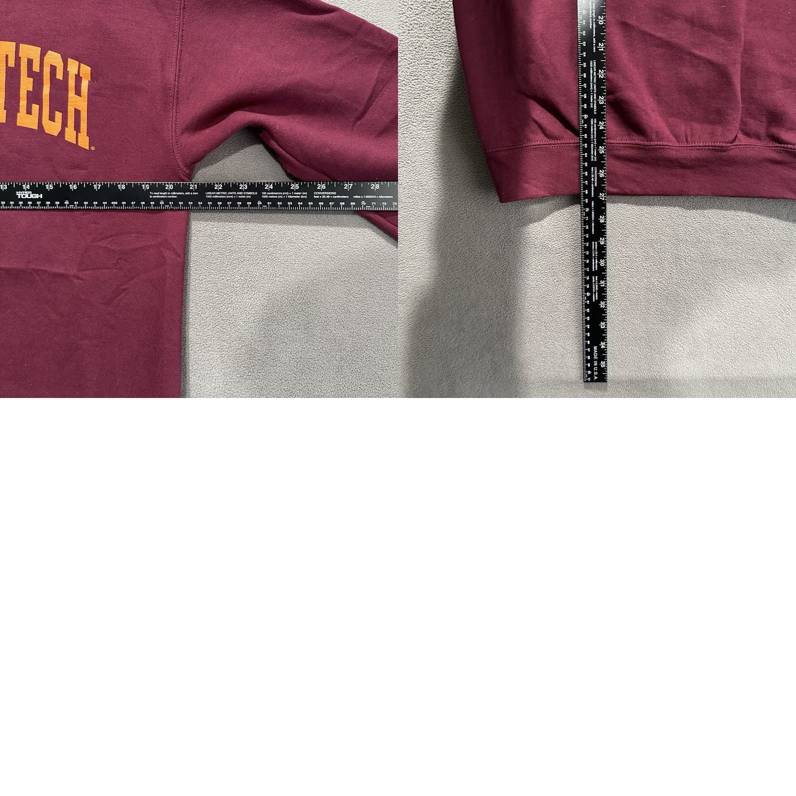Vintage Fanatics Virginia Tech Hokies Sweatshirt Mens Medium Red Crewneck Fleece NCAA Size US M / EU 48-50 / 2 - 8 Thumbnail
