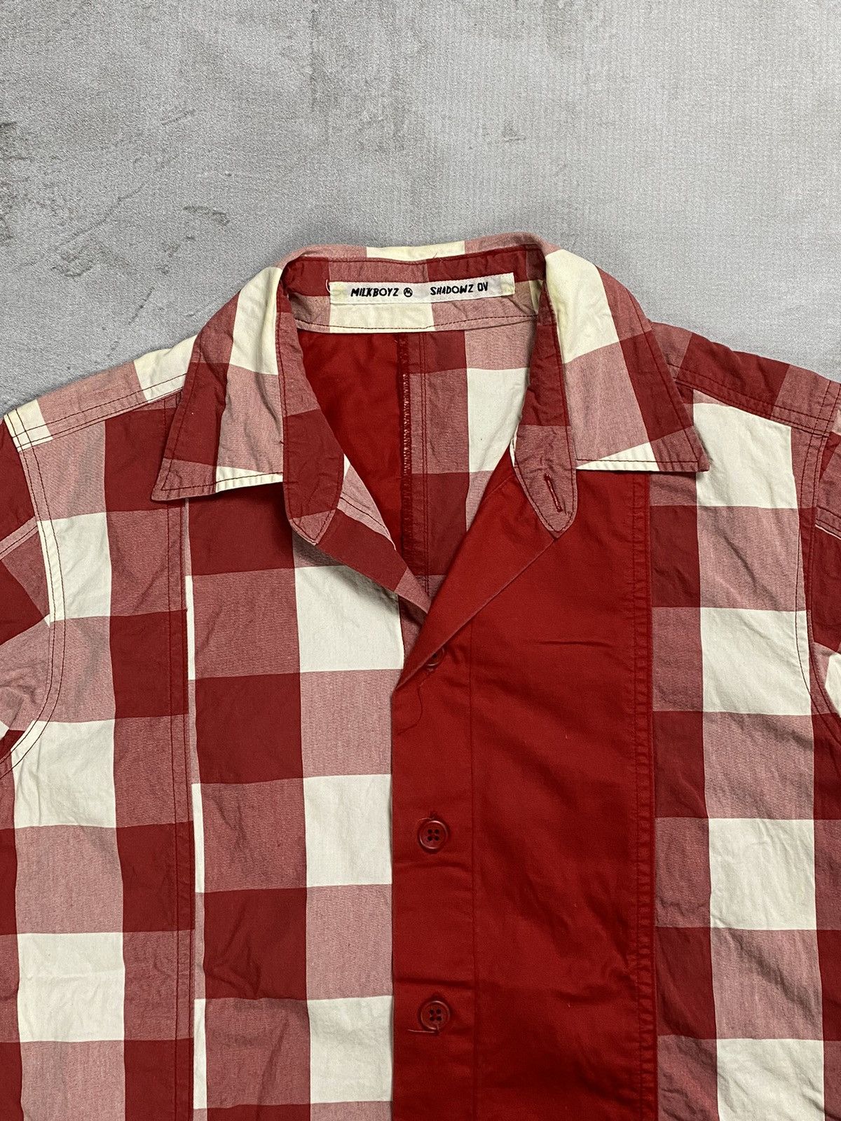 20471120 Milkboy Shadowz Plaid Button Shirt Size US M / EU 48-50 / 2 - 5 Thumbnail