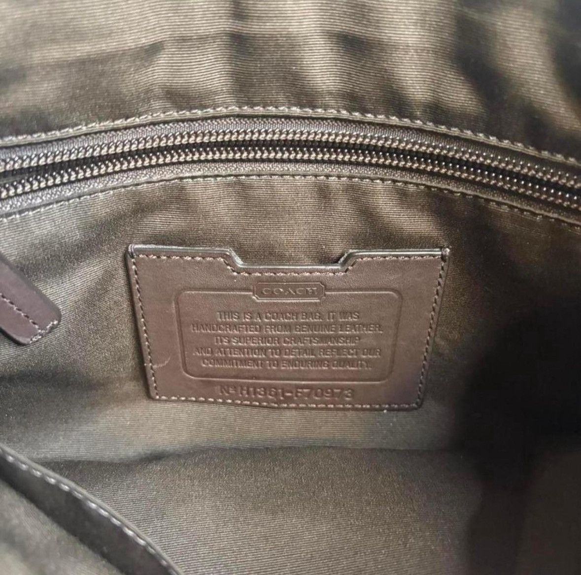 Coach VTG Coach Camden Leather Messenger Bag F70924 Size ONE SIZE - 4 Thumbnail