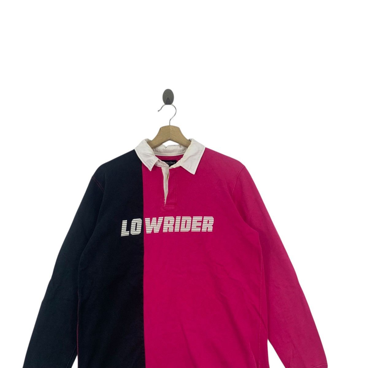 Vintage Vintage LOWRIDER LONDON Design Studio Polo Rugby Tee Shirt Size US M / EU 48-50 / 2 - 2 Thumbnail
