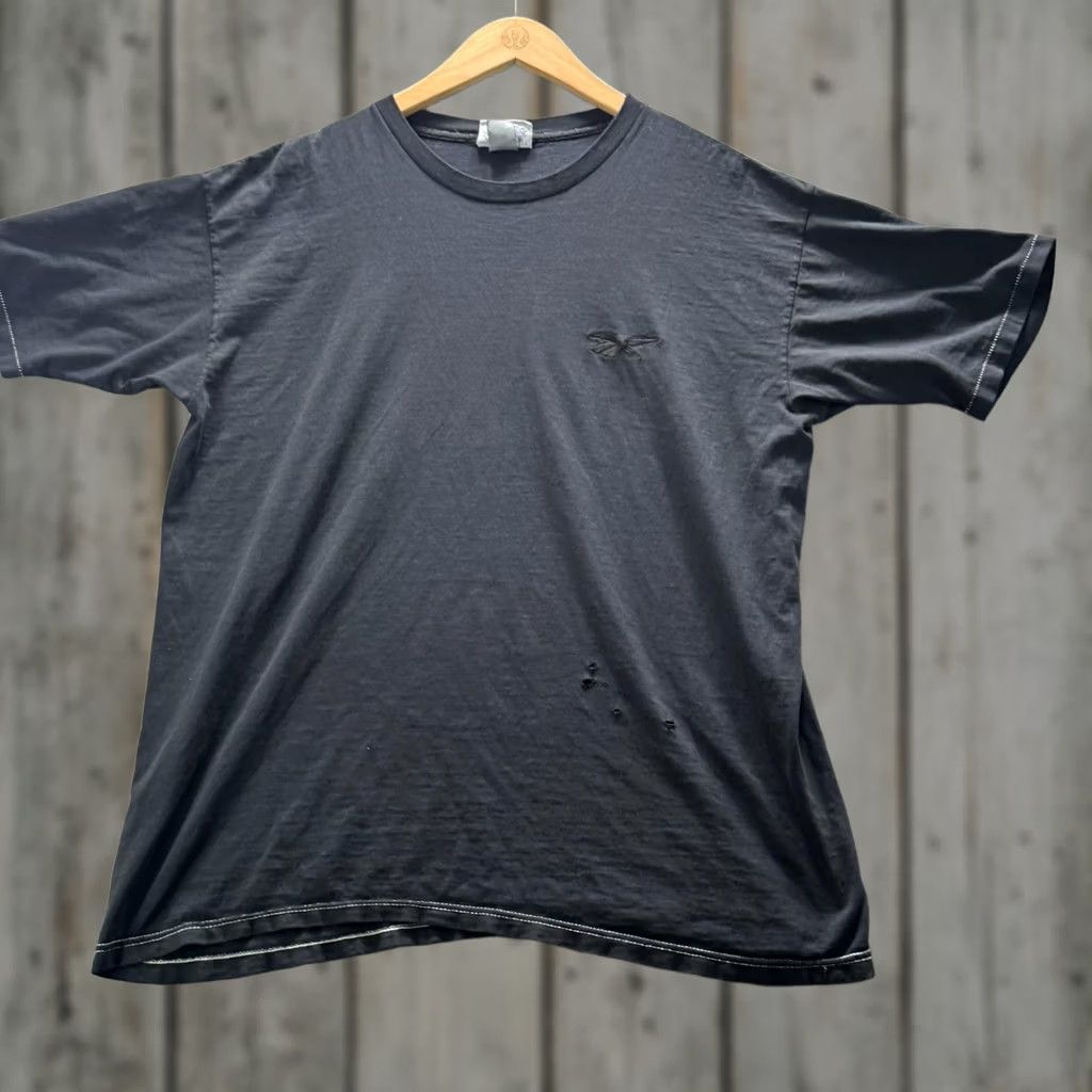 Reebok Vintage Reebok Shirt L Black Crewneck Embroidered Logo Cotton 90s Mens Size US L / EU 52-54 / 3 - 1 Thumbnail