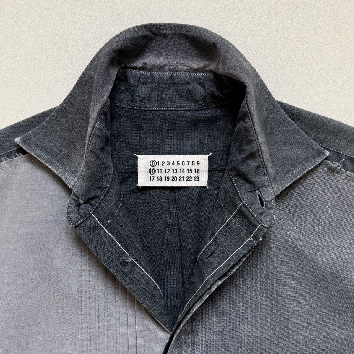 Maison Margiela S/S 04 ⓪ ① ⓪ Thrashed Artisanal Reworked Shirt Size US M / EU 48-50 / 2 - 8 Thumbnail