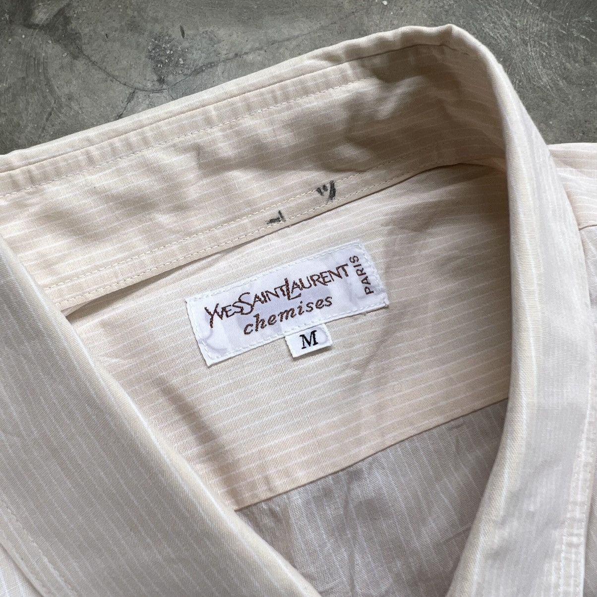 Yves Saint Laurent 1990s YSL Stripe Longsleeve Button up Shirt Size US L / EU 52-54 / 3 - 7 Thumbnail