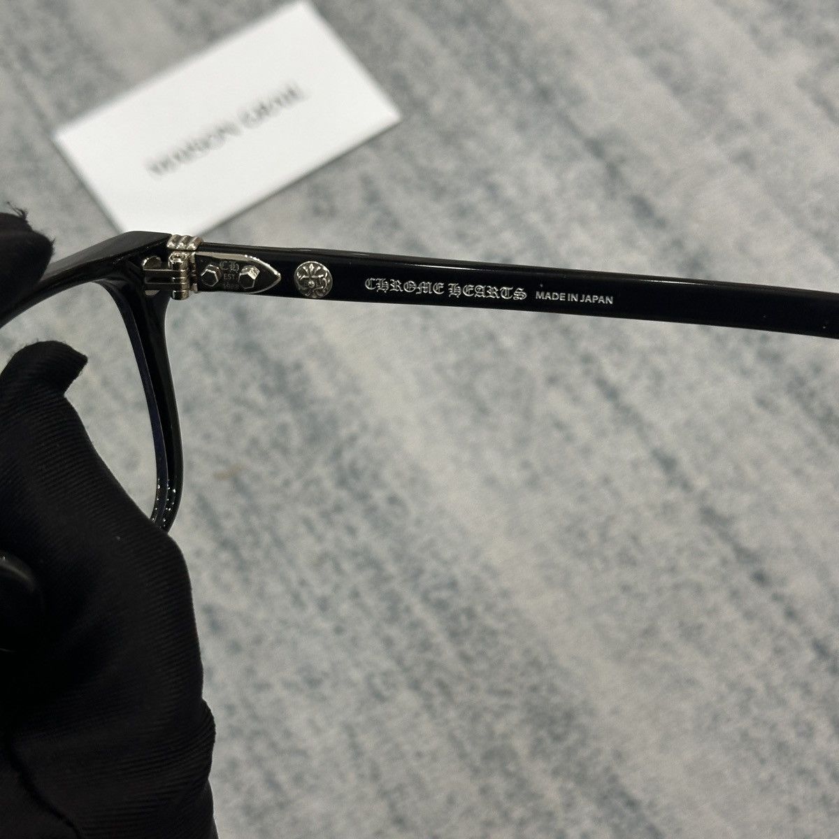 Chrome Hearts CHROME HEARTS THIRST TRAP BLACK EYEGLASSES Size ONE SIZE - 9 Thumbnail