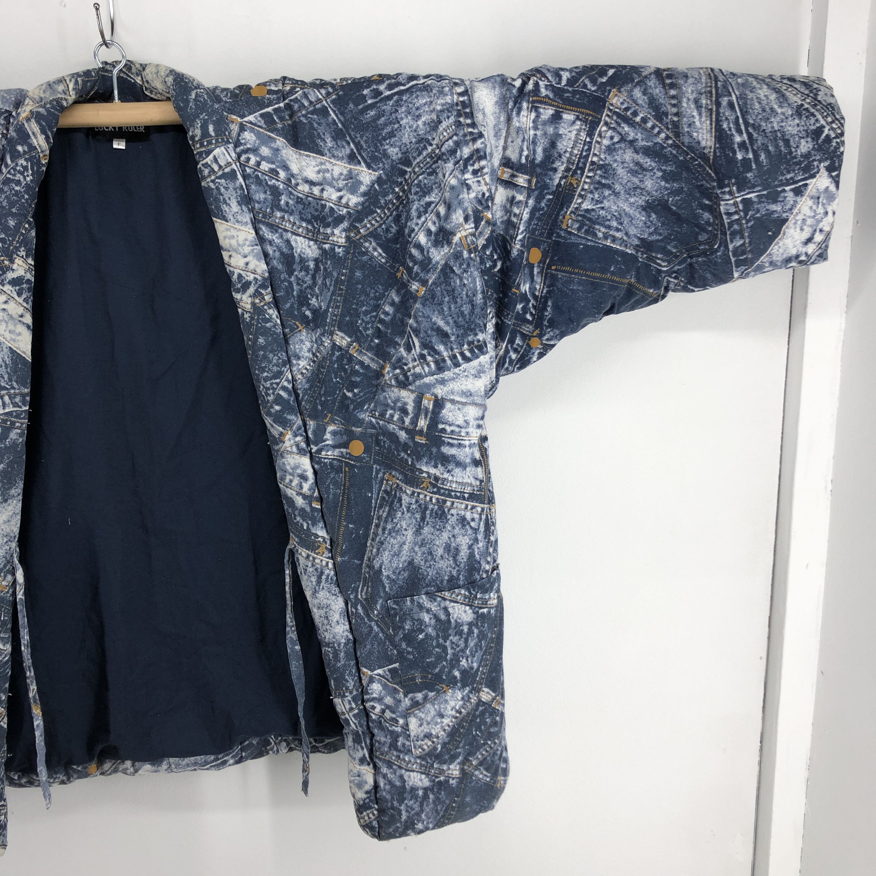 Japanese Brand Rare WAR DESIGNERS by LUCKY RULER Kimono #2612-93 Size US XL / EU 56 / 4 - 6 Thumbnail