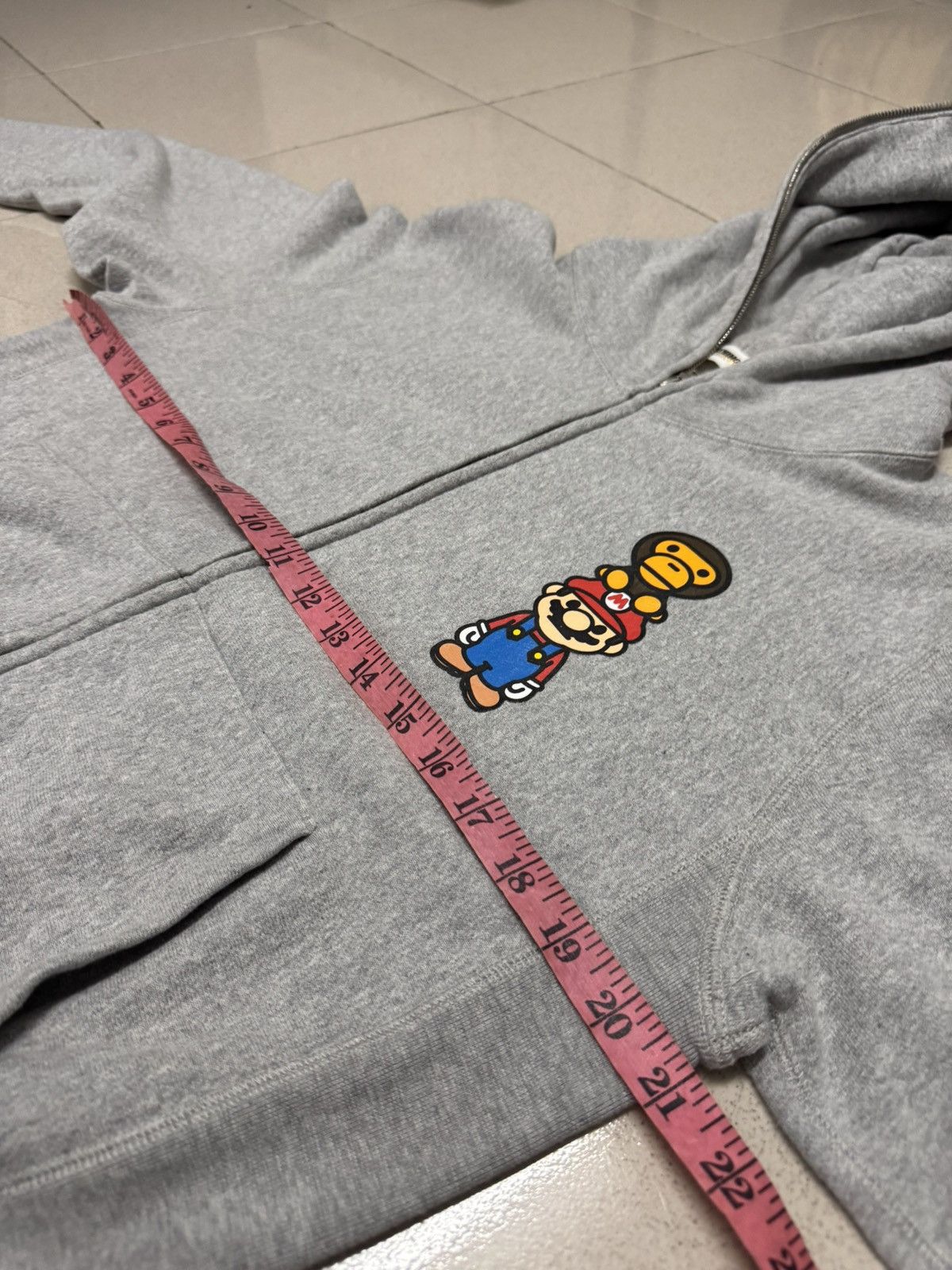 Bape VINTAGE BAPE X MARIO NINTENDO HOODIE Size US S / EU 44-46 / 1 - 9 Thumbnail