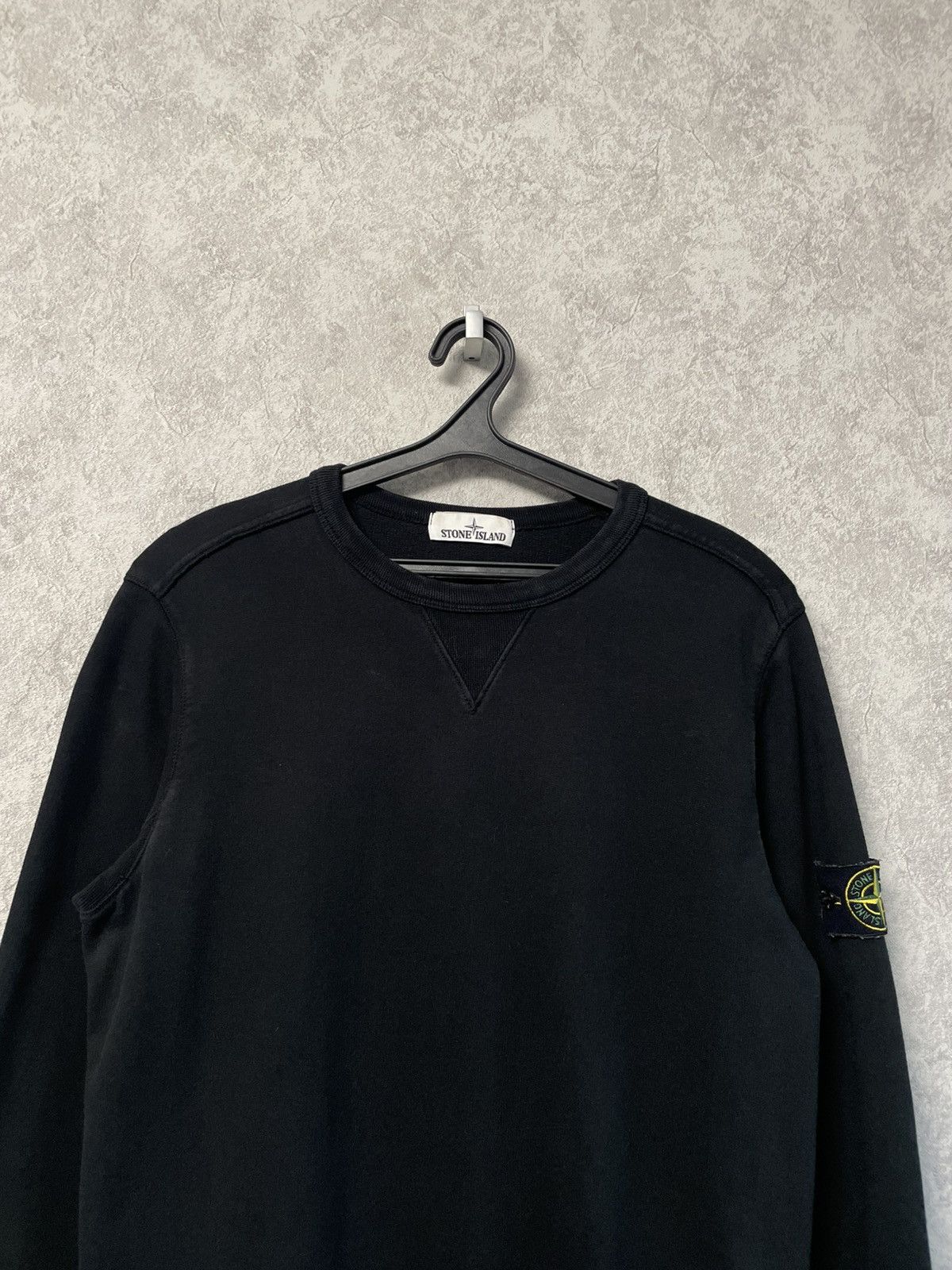 Stone Island Stone Island Black Sweatshirt Crewneck With Patch Size US M / EU 48-50 / 2 - 2 Thumbnail