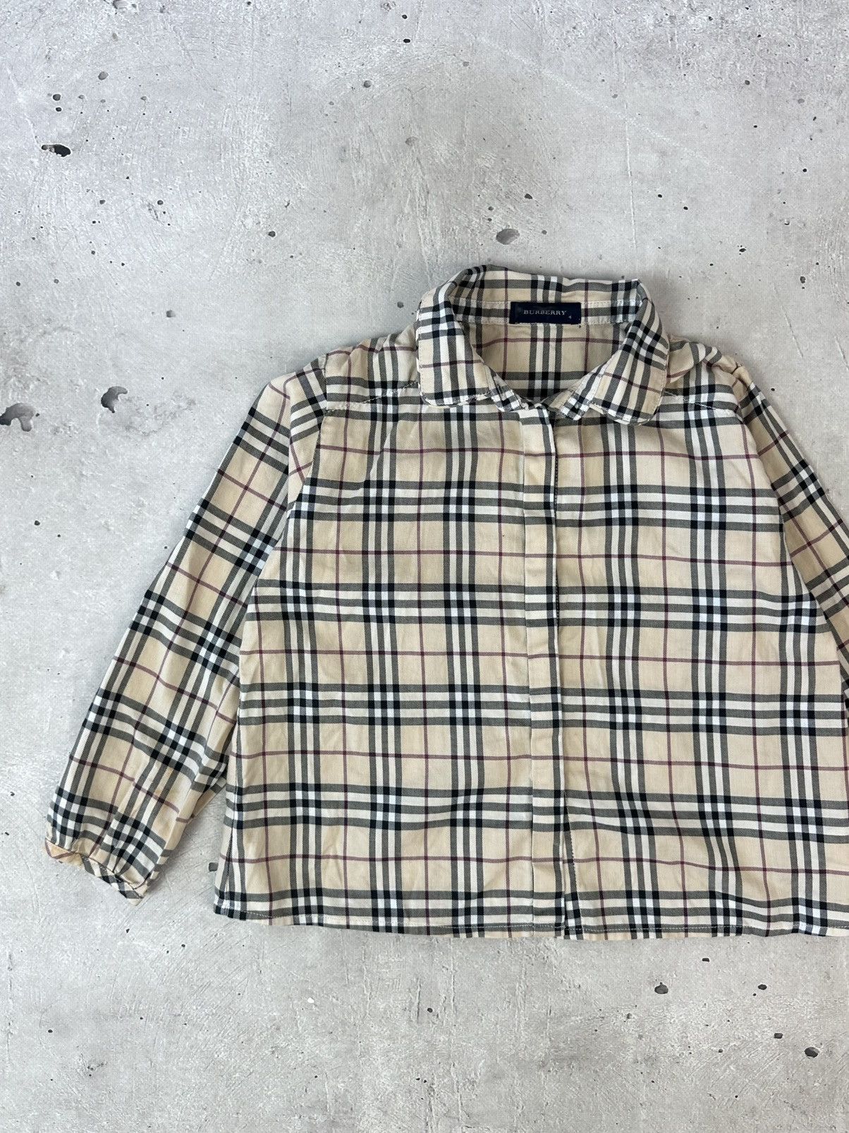 Burberry Burberry Vintage Check Long Sleeve Buttons Kids Shirt Size XS / US 0-2 / IT 36-38 - 1 Thumbnail