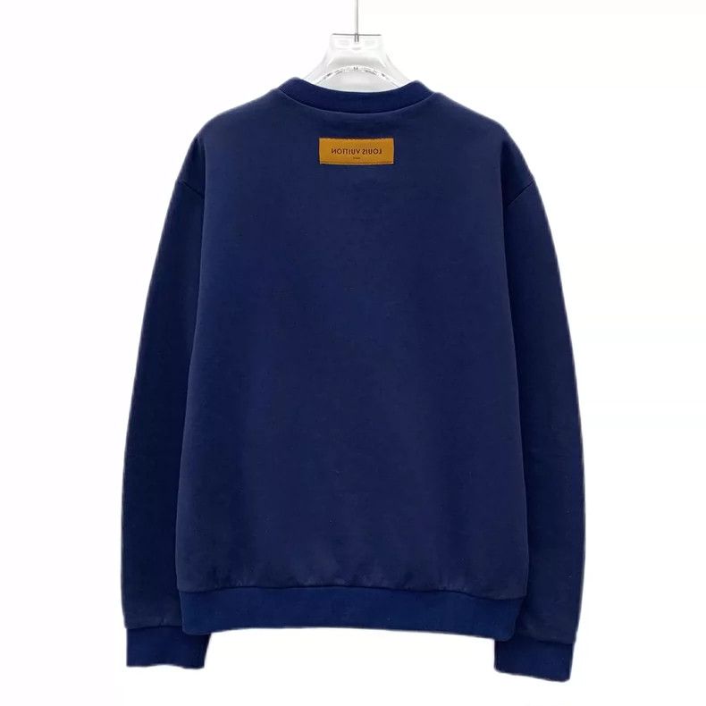 Louis Vuitton Louis Vuitton Crewneck long-sleeve sweatshirt in dark blue Size US XS / EU 42 / 0 - 2 Thumbnail