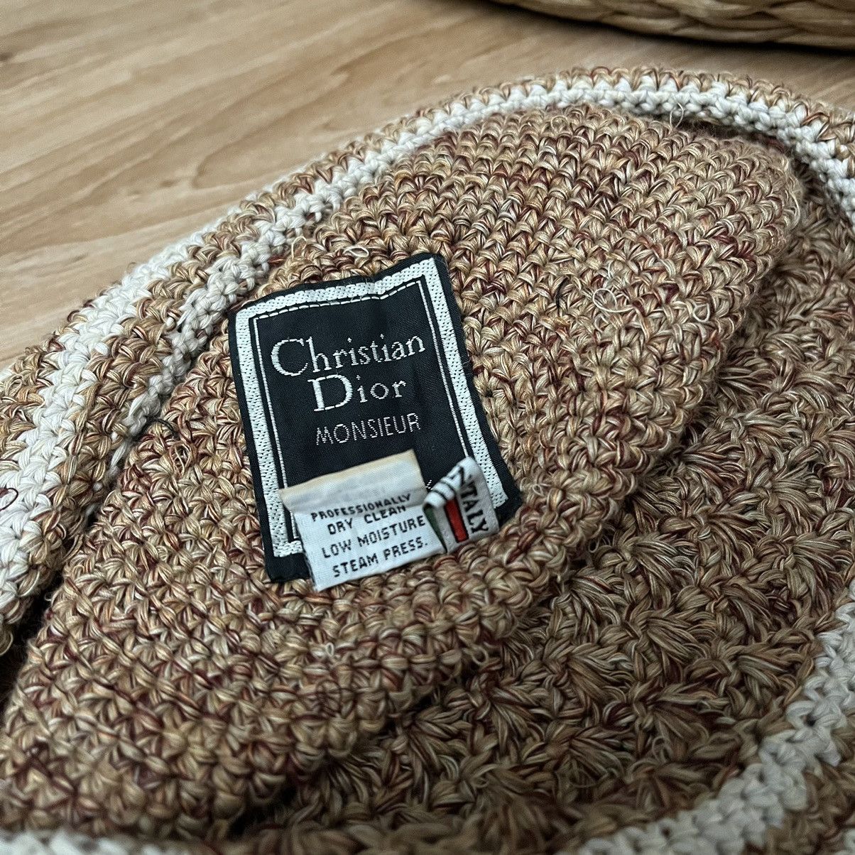 Christian Dior Monsieur × Vintage Rare Christian Dior Monsieur Paris New York Bucket Hat Wool Size ONE SIZE - 7 Thumbnail