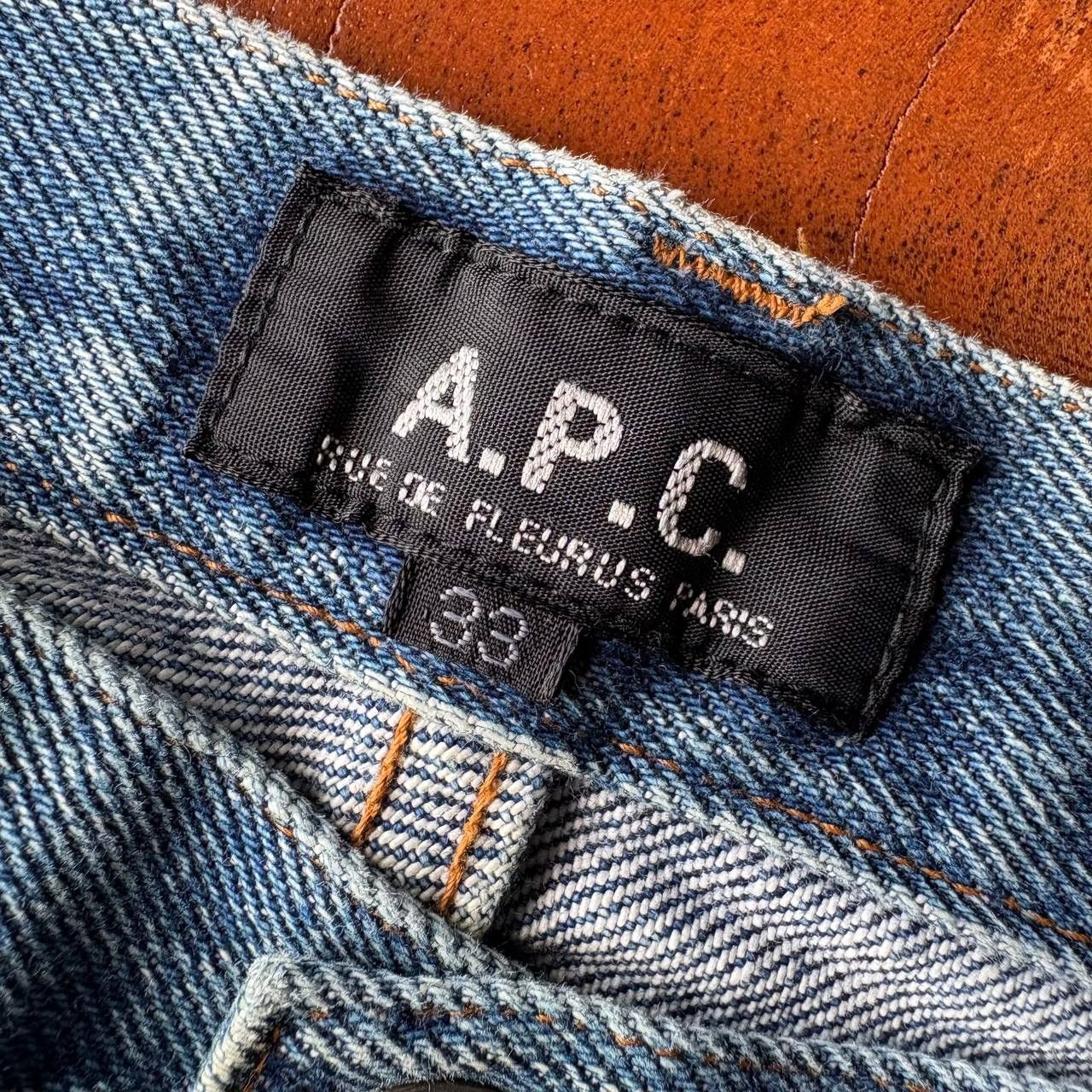 A.P.C. APC Rue De Fleurus Paris Slim Fit Blue Jeans Pants Size US 31 - 14 Thumbnail