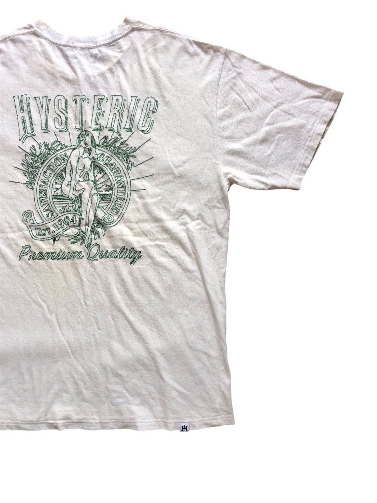 Hysteric Glamour Hysteric Glamour Big Embroidered Logo Tee Size US M / EU 48-50 / 2 - 9 Thumbnail