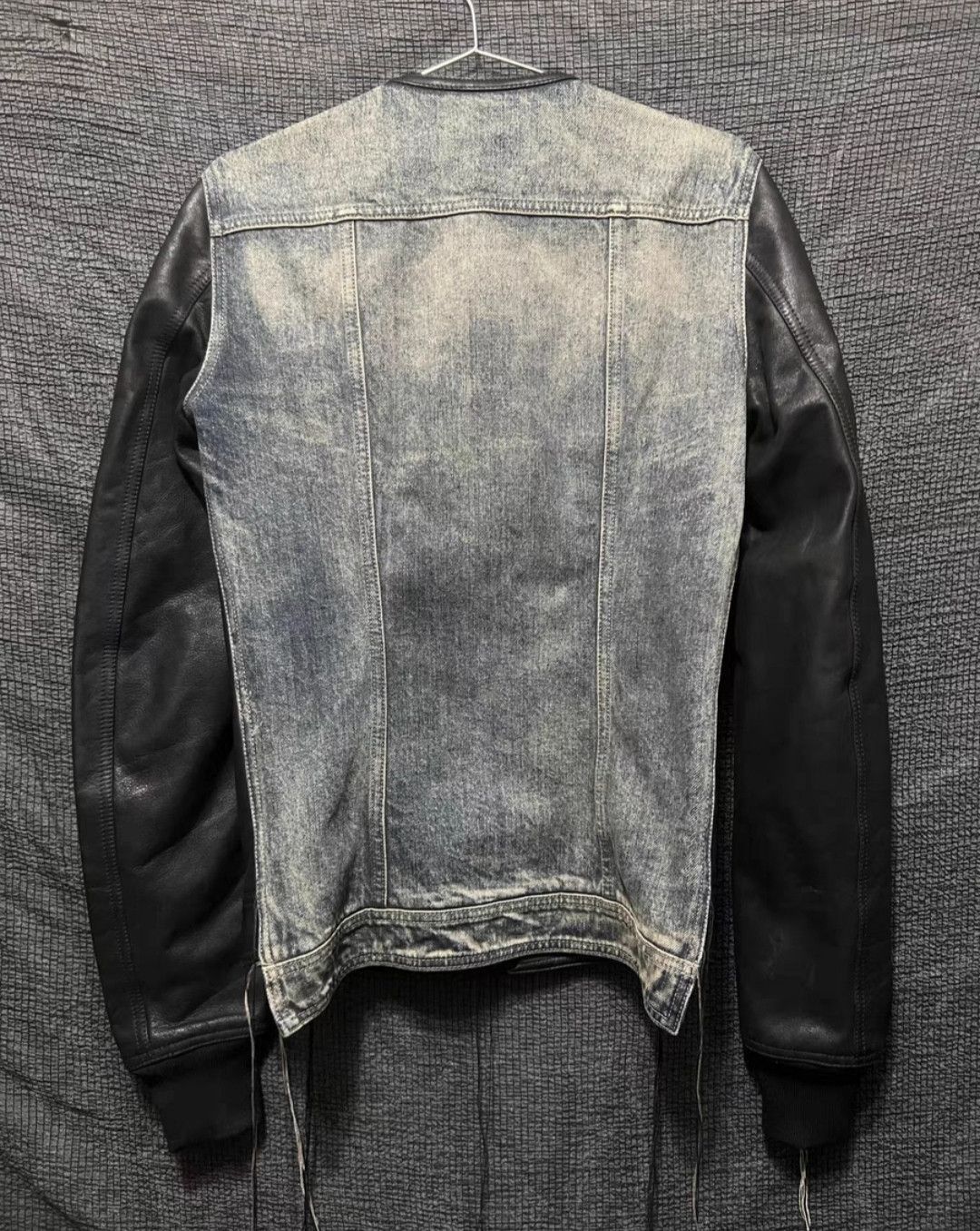 Rick Owens RickOwens19ss mainline fringed denim patchwork jacket-2505 Size US M / EU 48-50 / 2 - 4 Thumbnail