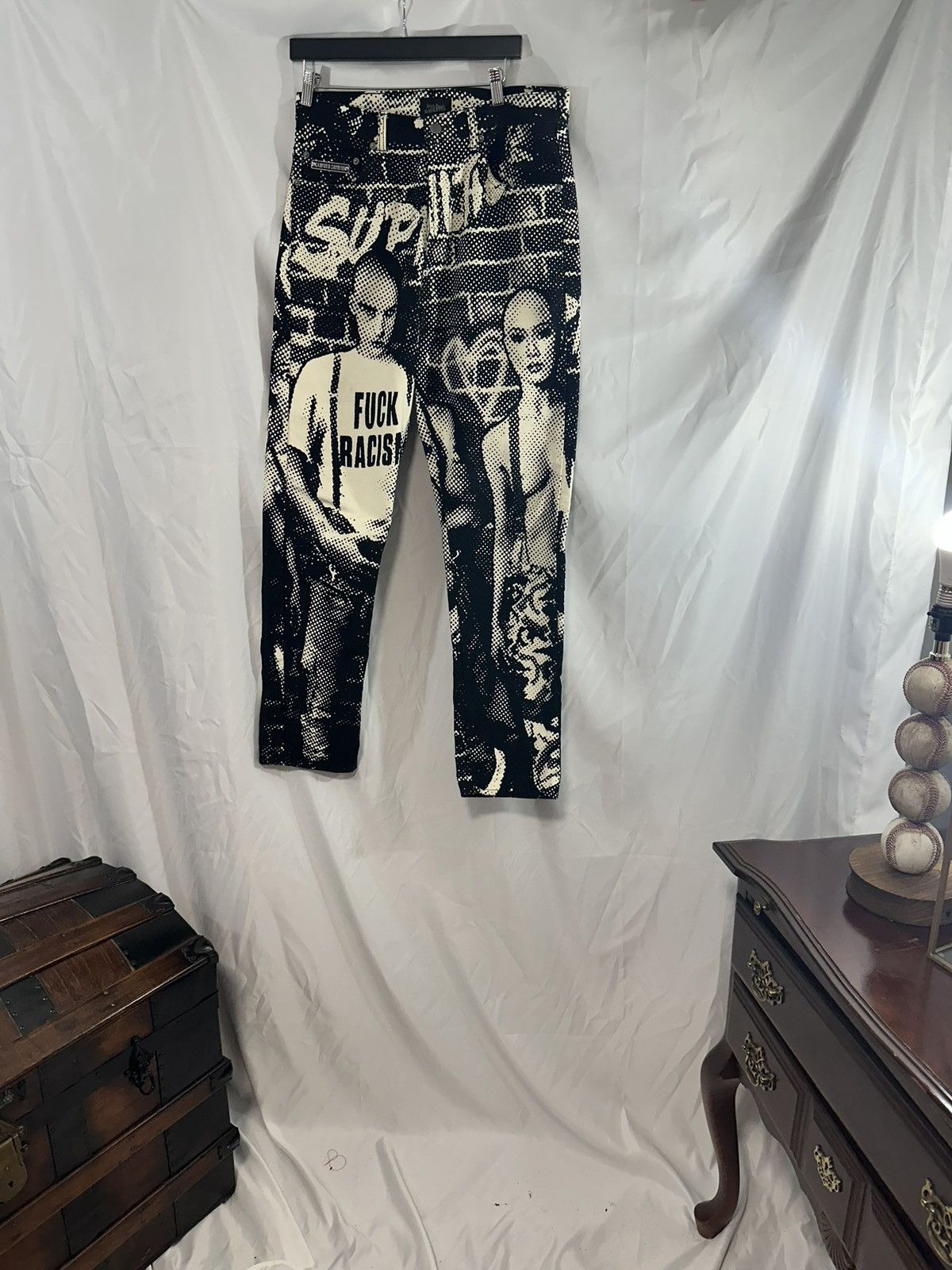 Jean Paul Gaultier × Supreme Supreme x Jean Paul Gaultier Denim Jeans Rasicm Size US 32 / EU 48 - 1 Thumbnail