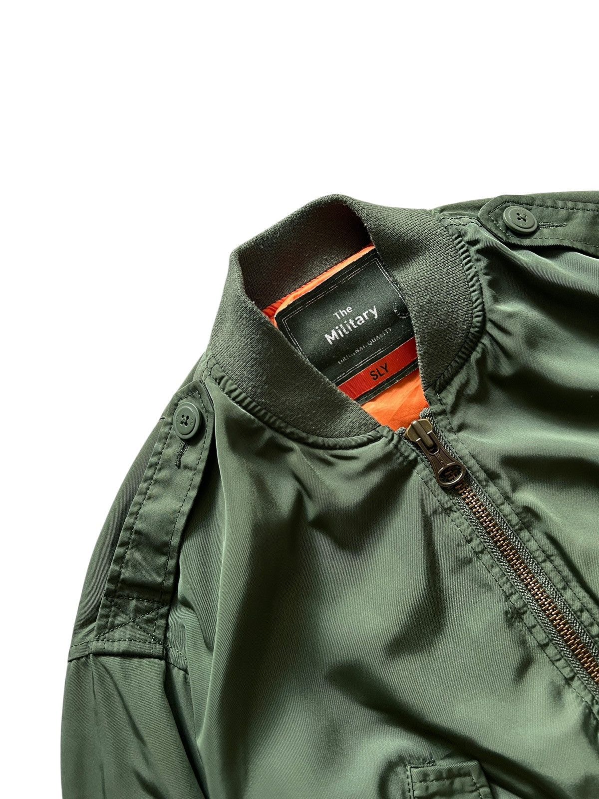 Japanese Brand 2000s SLY Military Cropped Bomber Jacket Size S / US 4 / IT 40 - 3 Thumbnail