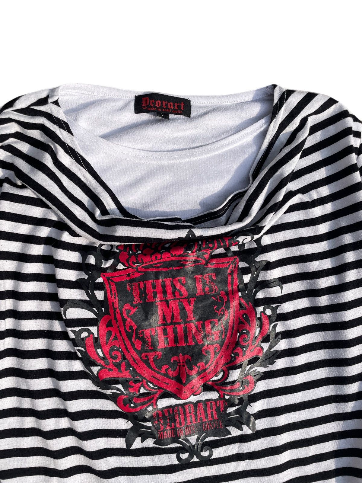 If Six Was Nine 2000s Deorart Japanese Archive Layered Asymmetrical L/S Tee Size US S / EU 44-46 / 1 - 5 Thumbnail