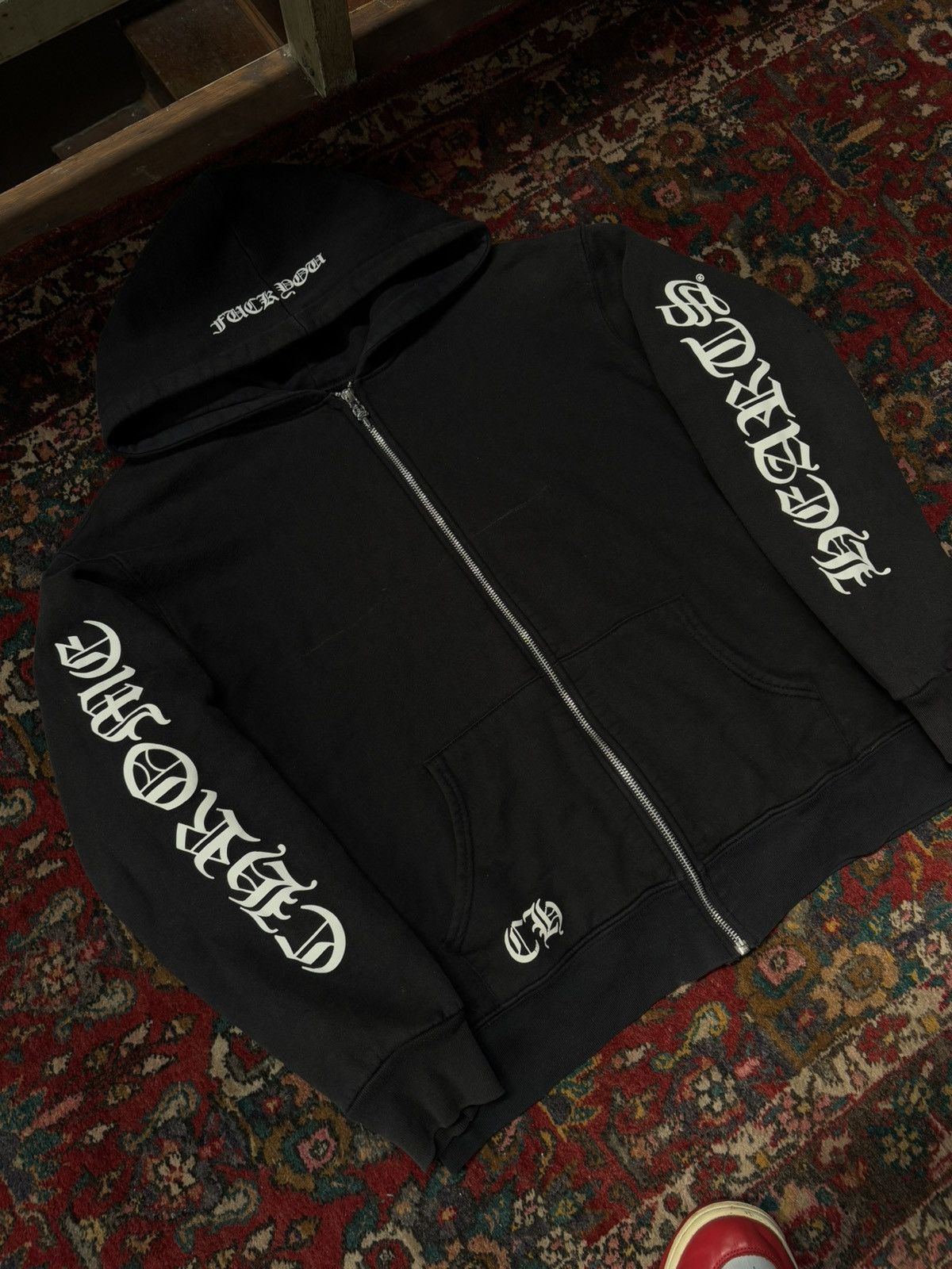 Chrome Hearts × Vintage Vintage Chrome heart Hoodie F*ck Size US M / EU 48-50 / 2 - 5 Thumbnail