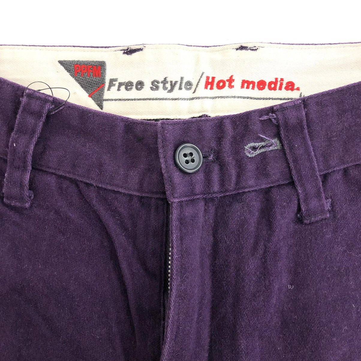 Japanese Brand × PPFM Vintage PPFM Free Style Purple Cargo Pants Size US 30 / EU 46 - 3 Thumbnail