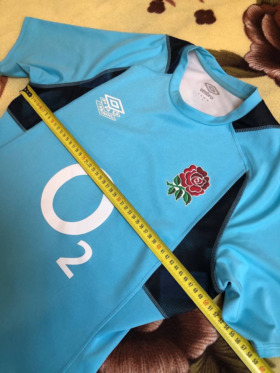 Umbro Umbro England Rugby Shirt Sky Blue Alternate O2 T-Shirt Top Size US L / EU 52-54 / 3 - 7 Thumbnail