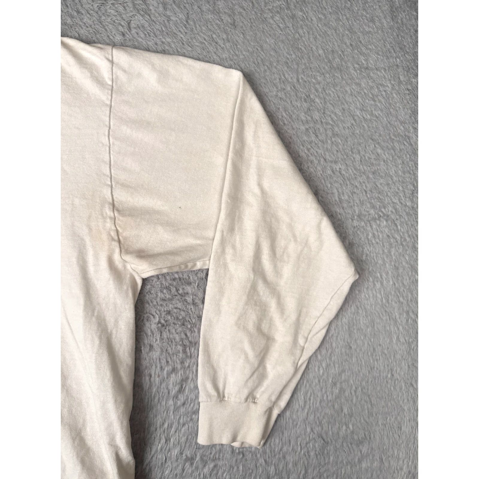 Tommy Hilfiger Tommy Hilfiger Jeans Shirt Adult Extra Large White Crew Long Sleeve Cotton READ Size US XL / EU 56 / 4 - 2 Thumbnail