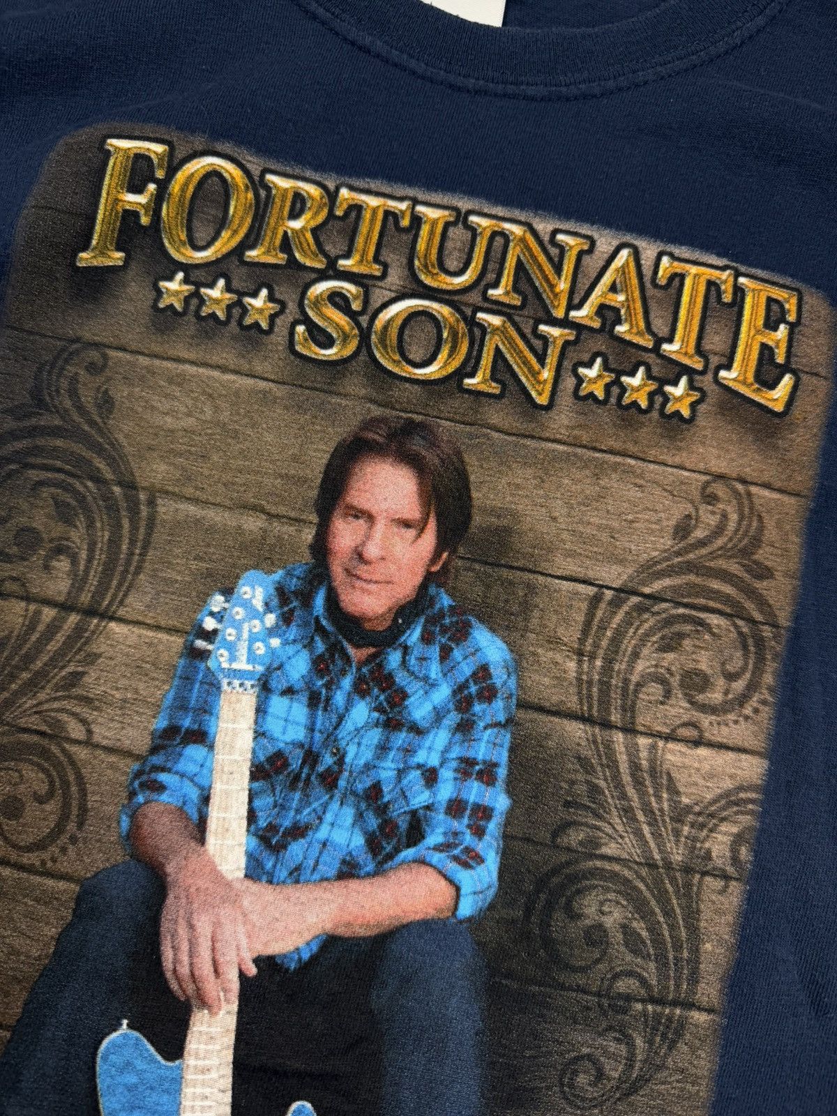 Band Tees × Vintage Vintage 00s John Fogerty fortunate son graphic band tee Size US L / EU 52-54 / 3 - 5 Thumbnail