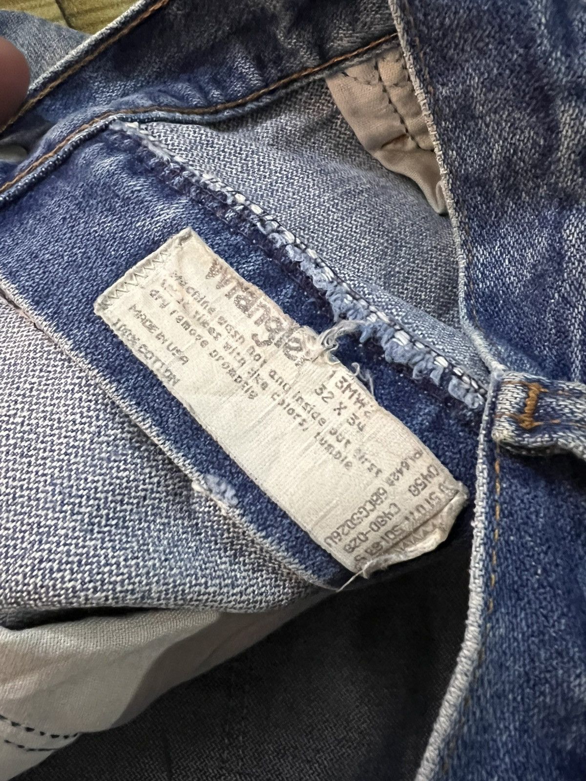 Wrangler 💥80’s Wrangler Patches Made In Usa Jean Very Rare Size US 30 / EU 46 - 20 Thumbnail