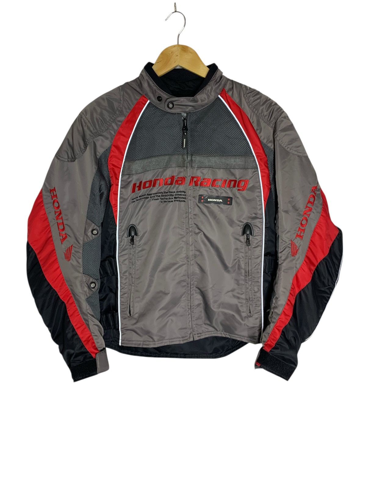 Honda Vintage HONDA RACING Padded Biker Jacket Size US M / EU 48-50 / 2 - 2 Thumbnail