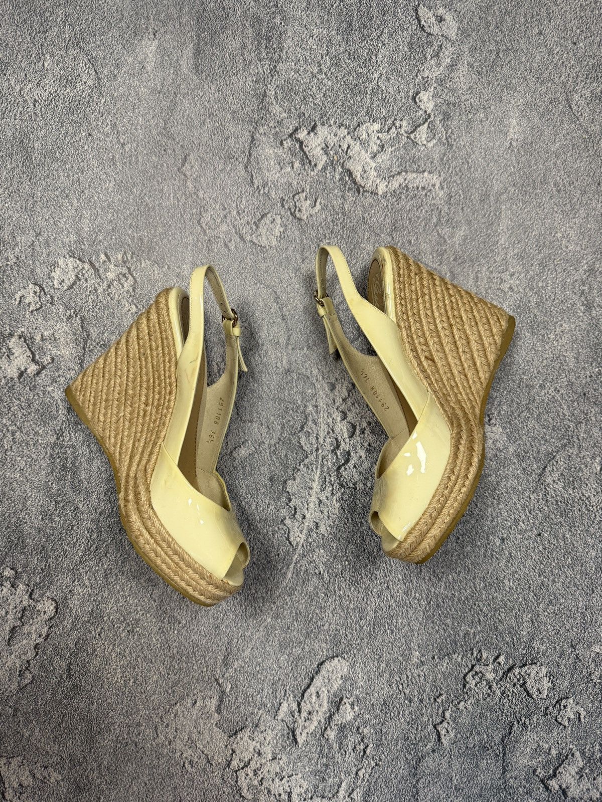 Gucci Gucci Wedge Heel Espadrille Women’s Sandals 36.5 Size US 6.5 / IT 36.5 - 13 Thumbnail