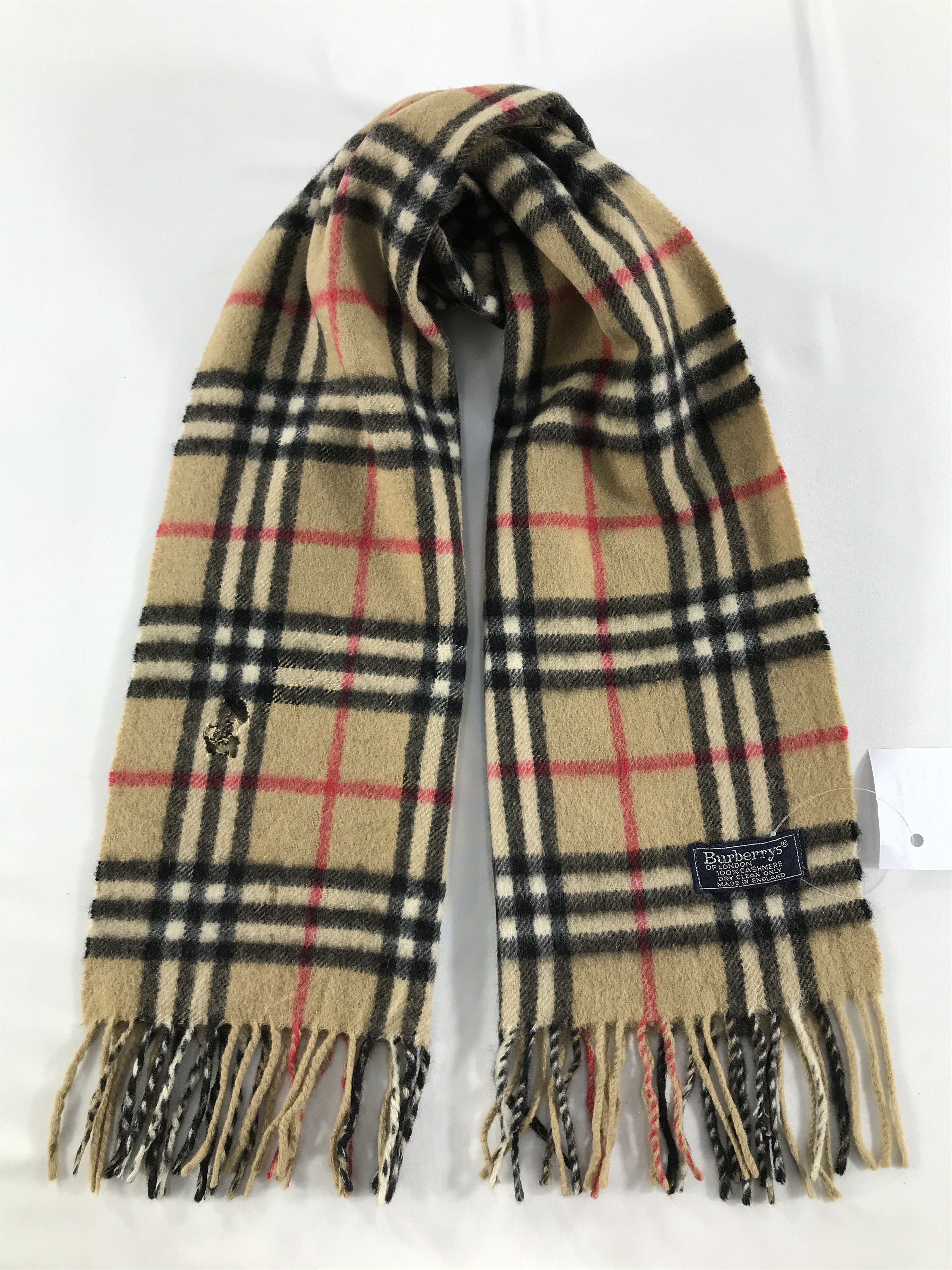 Burberry Vintage Burberry Scarf/Muffler/Neckwear MF1170 Size ONE SIZE - 1 Thumbnail