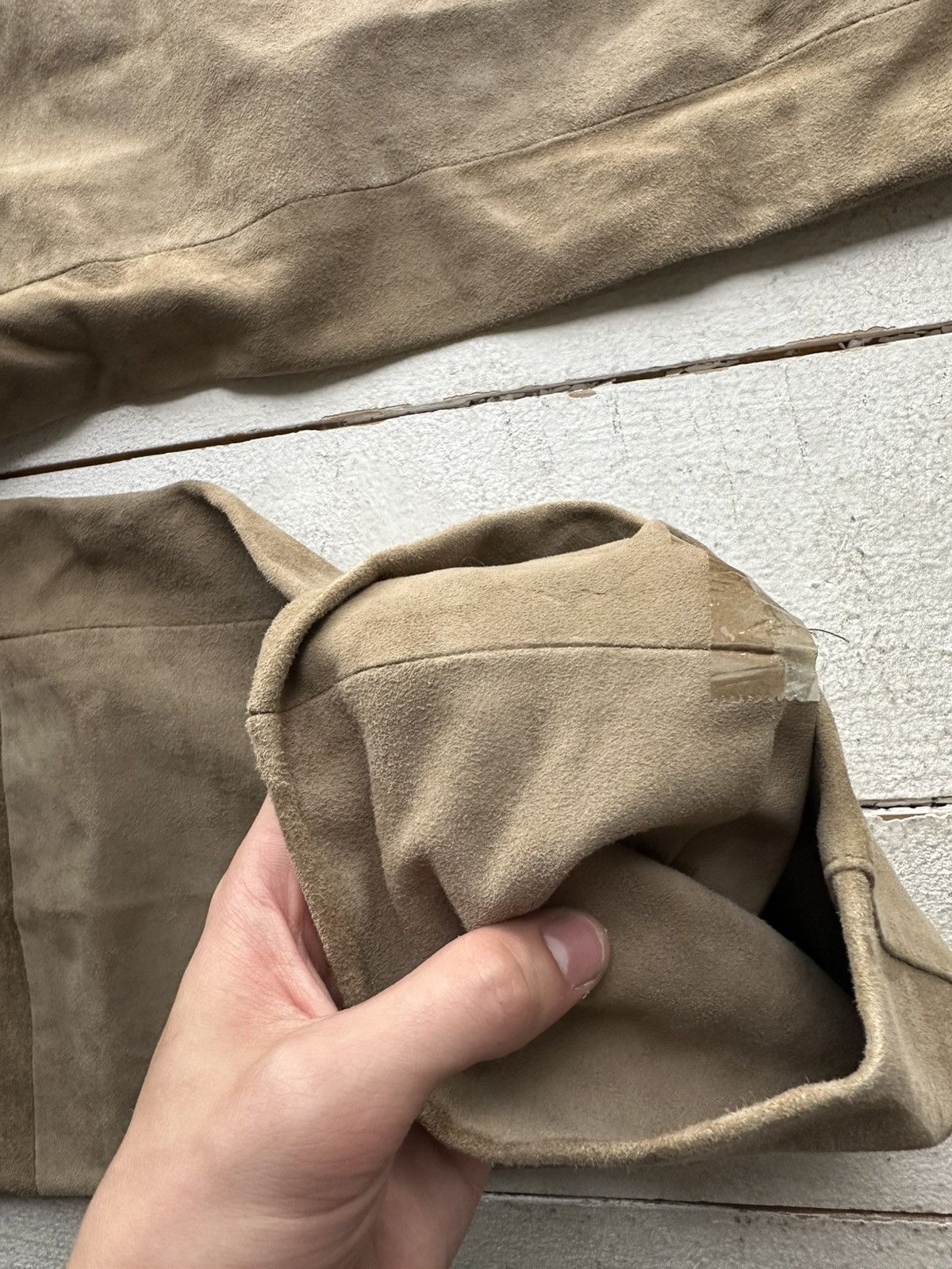 Leather 🚨Vintage leather pants motorcycles BROWN LUXURY Y2K Size 26" / US 2 / IT 38 - 6 Thumbnail