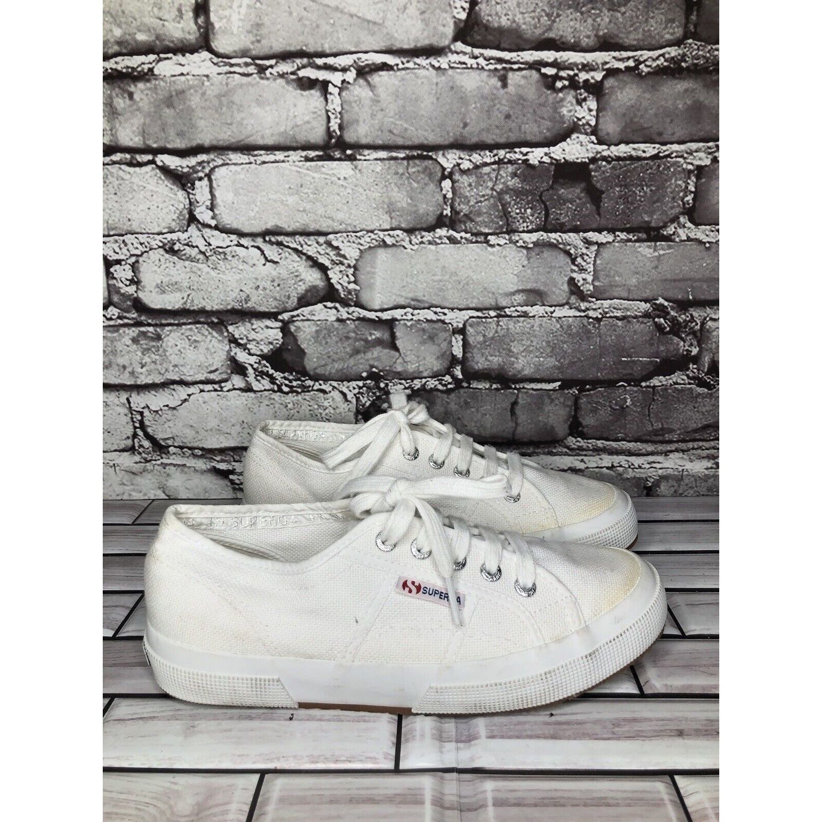 Superga Superga White Canvas Fabric Lace Up Causal Sneakers Shoes Wo Size US 7.5 / IT 37.5 - 18 Thumbnail