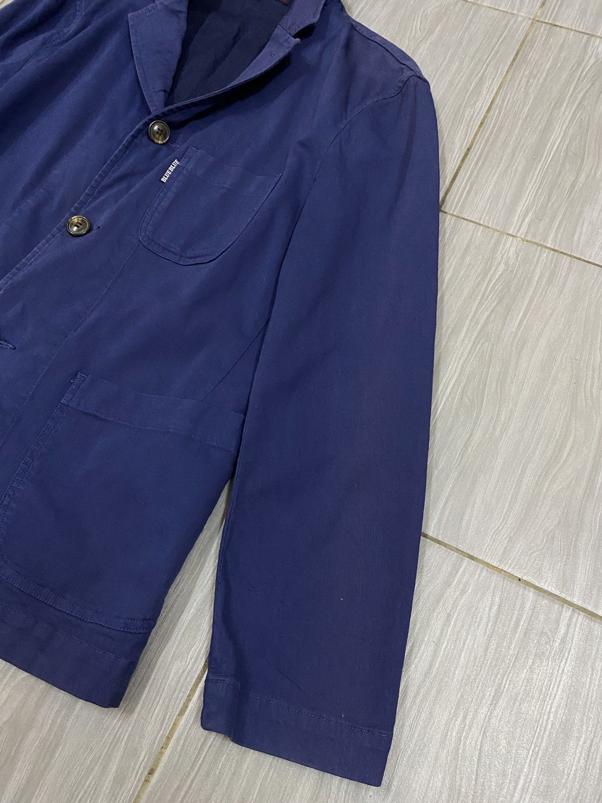 Blue Blue Japan BLUE BLUE JAPAN Indigo Cotton Twill Work Jacket Size US M / EU 48-50 / 2 - 5 Thumbnail