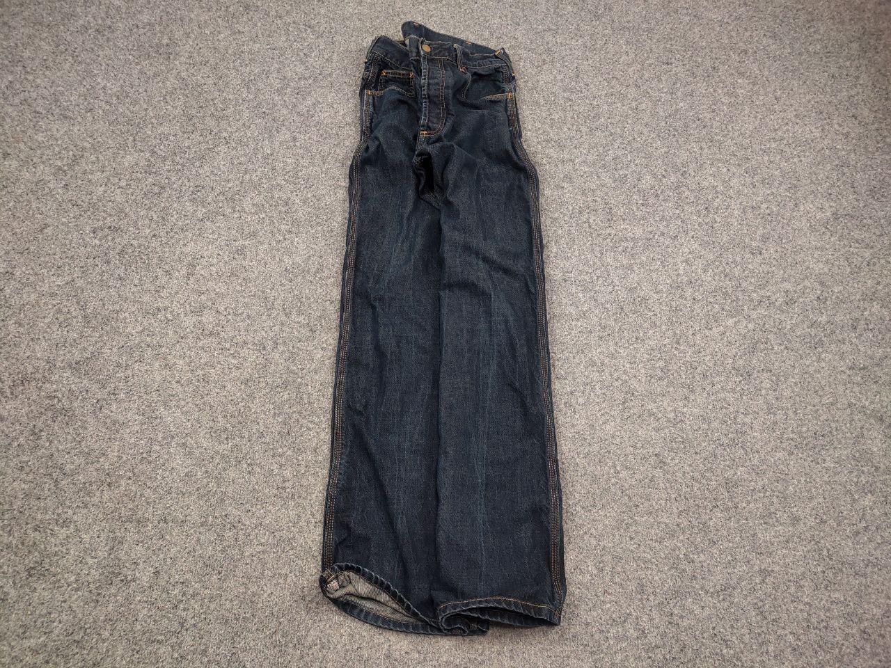 Carhartt Vintage Carhartt Staff Dark blue Denim Pants USA Style Jeans Size US 32 / EU 48 - 2 Thumbnail