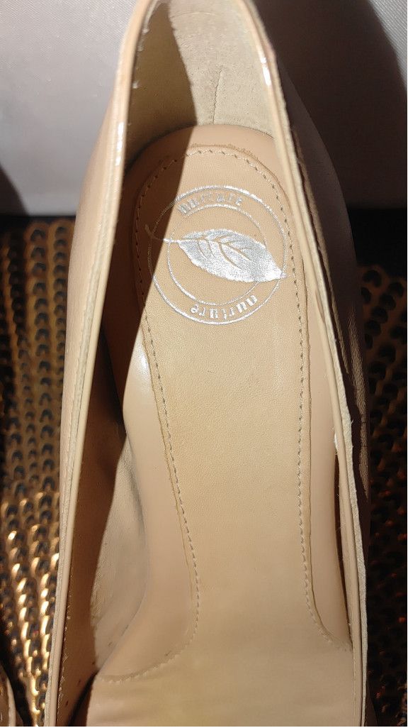Nude Nurture Pixie Leather Peep Toe Heels Size 6M Size US 6 / IT 36 - 3 Thumbnail