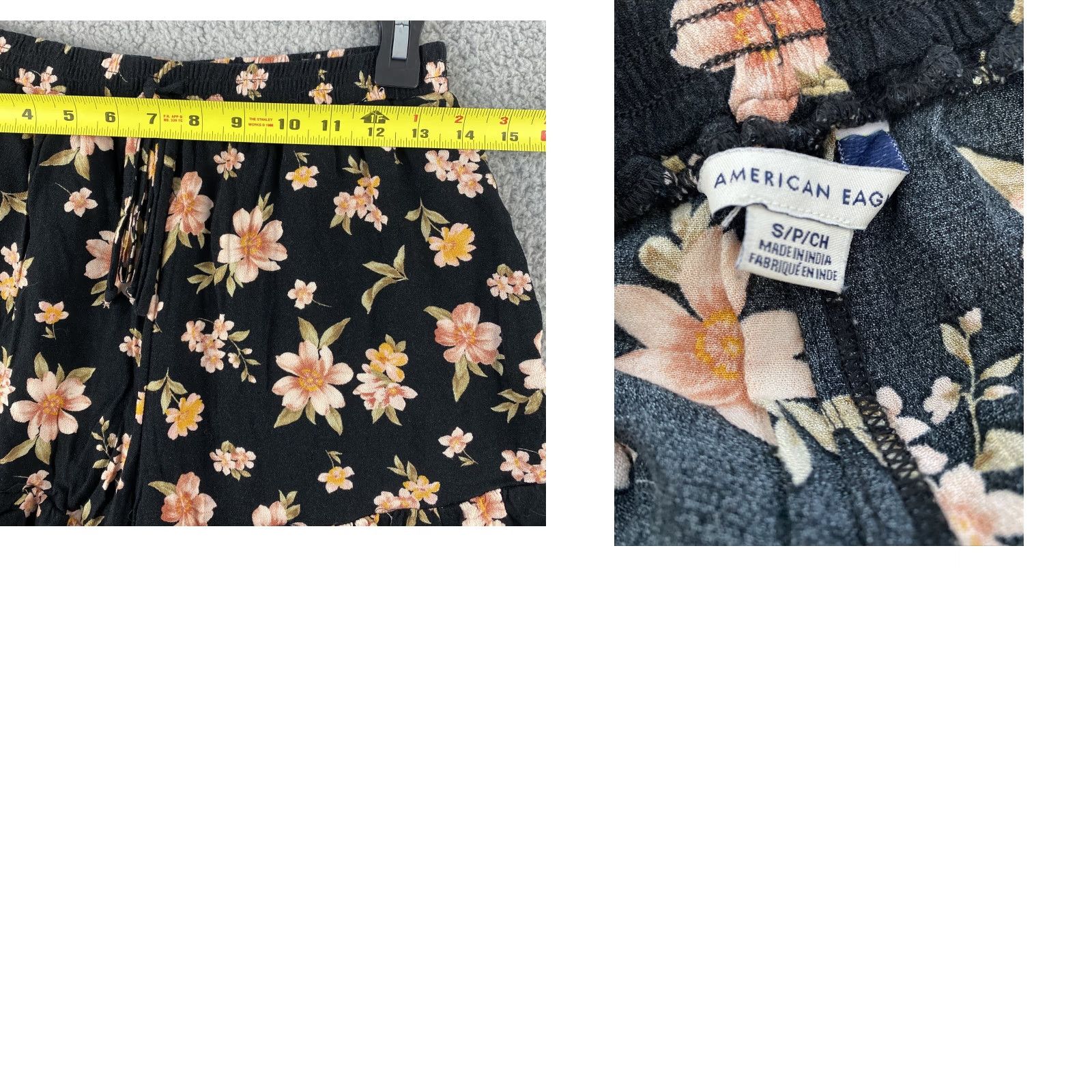 American Eagle Outfitters American Eagle Outfitters Women's Shorts Size S Very Light Flowery / 36-28 Size 28" / US 6 / IT 42 - 8 Thumbnail