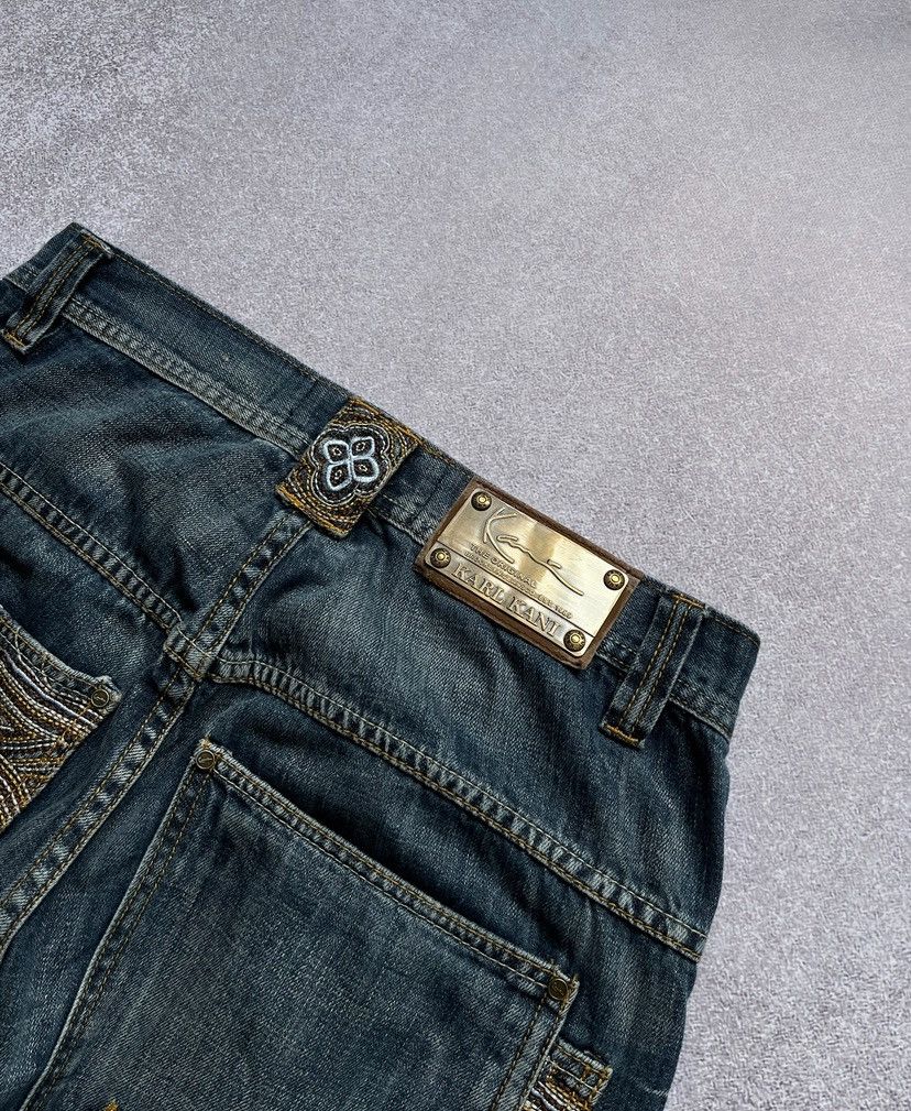 Karl Kani × Vintage Vintage Karl Kani Embroidery Baggy Jeans Y2K 32 Size US 32 / EU 48 - 3 Thumbnail