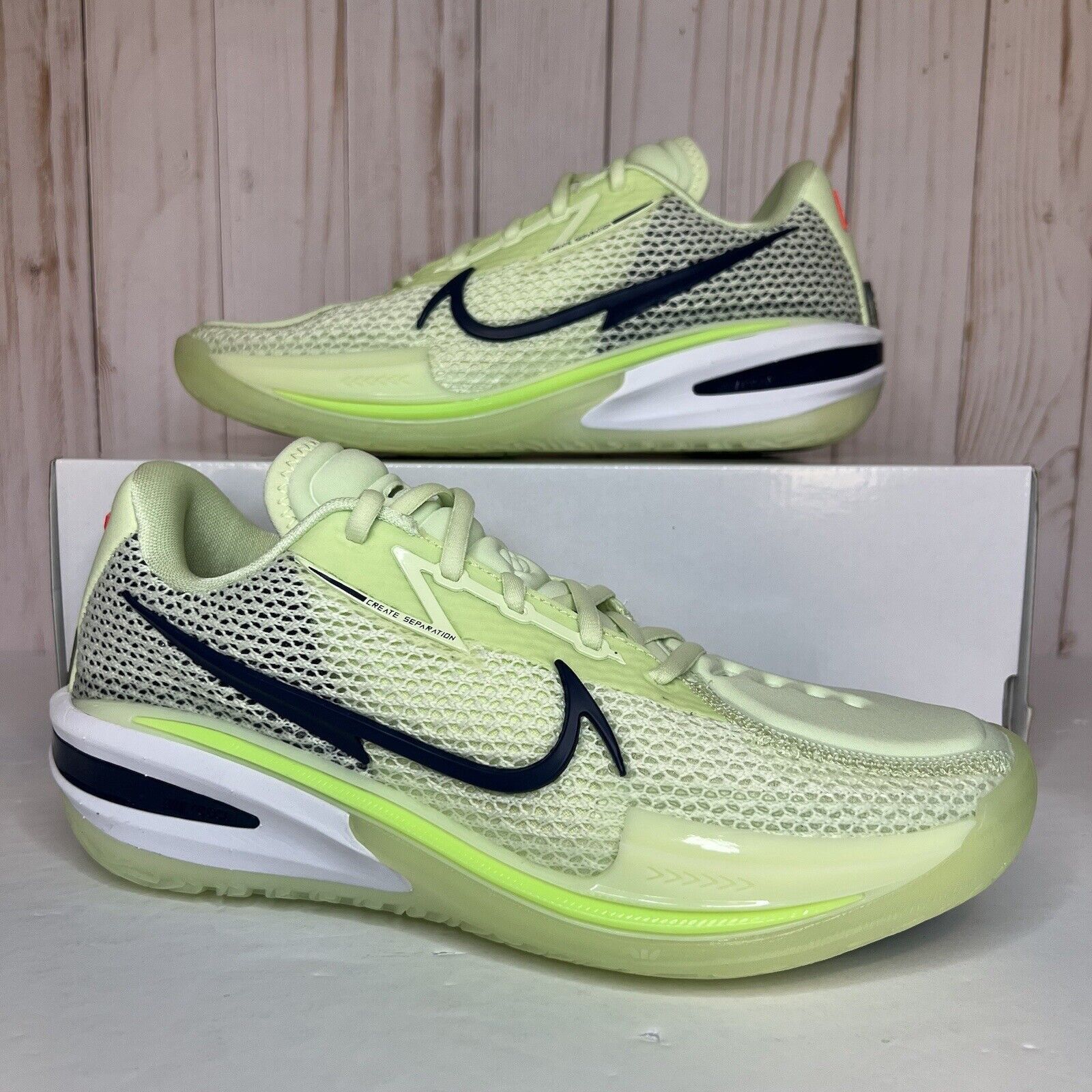 image of Nike Air Zoom G.t. Cut Lime Ice Cz0175-300 Men’S Size 6.5 Shoes in Green, Men's