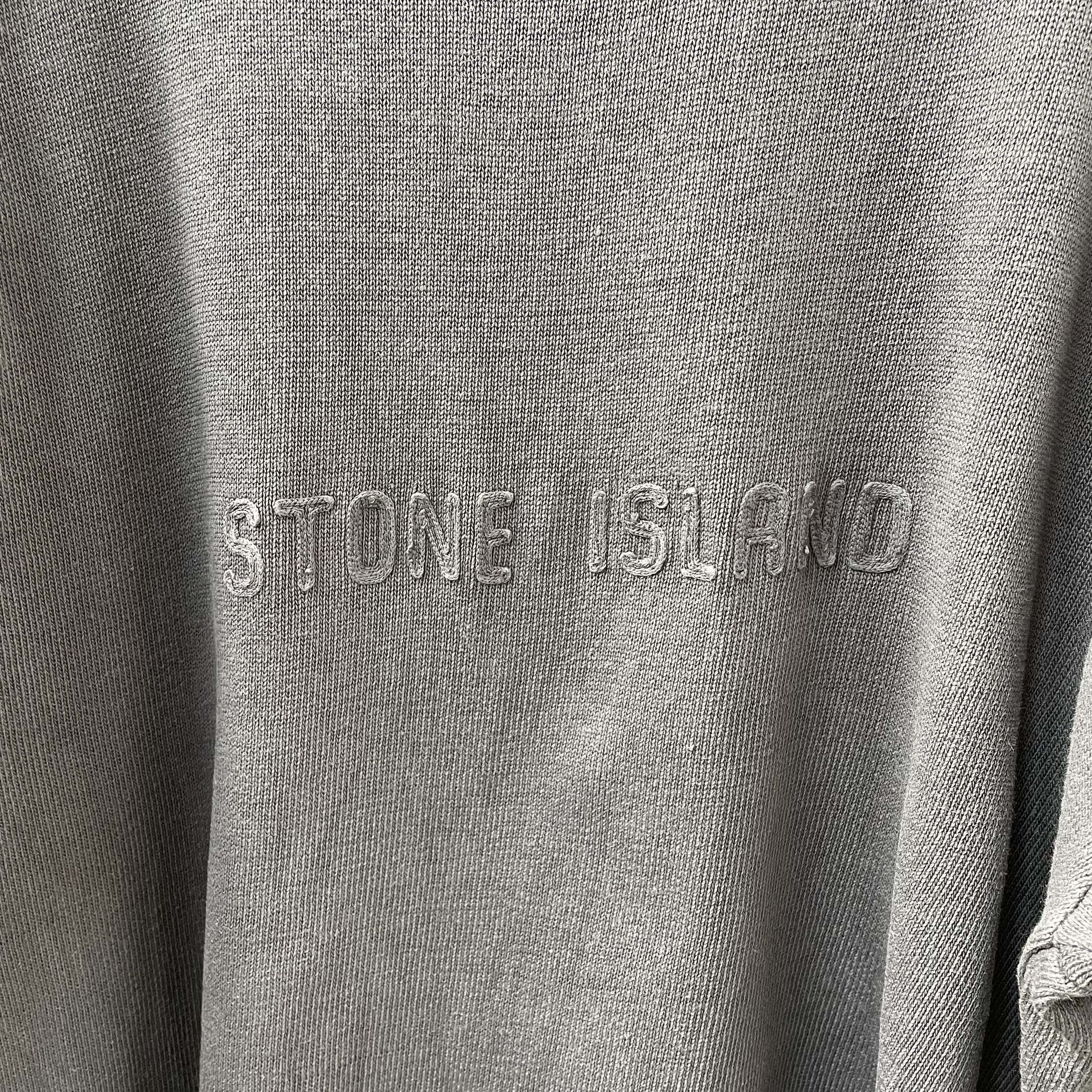 Stone Island 90s Vintage Stone Island Embroidered Logo Spell Out Size US XL / EU 56 / 4 - 5 Thumbnail
