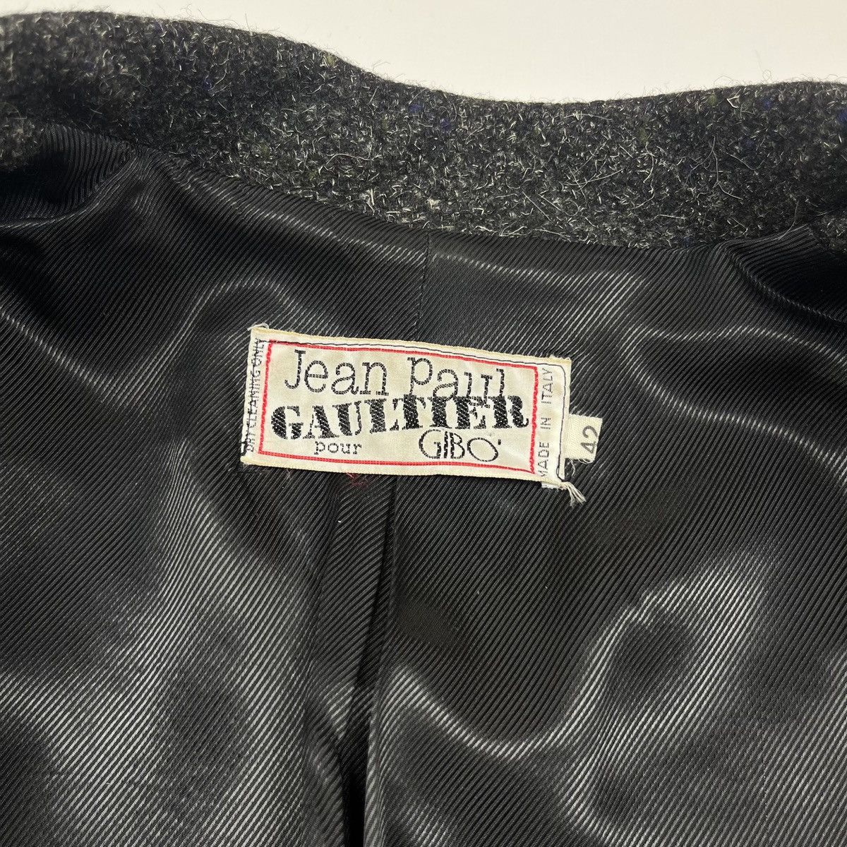 Jean Paul Gaultier Vintage 80s Jean Paul Gaultier pour Gibo Jacket Wool Size 42 Size S / US 4 / IT 40 - 17 Thumbnail