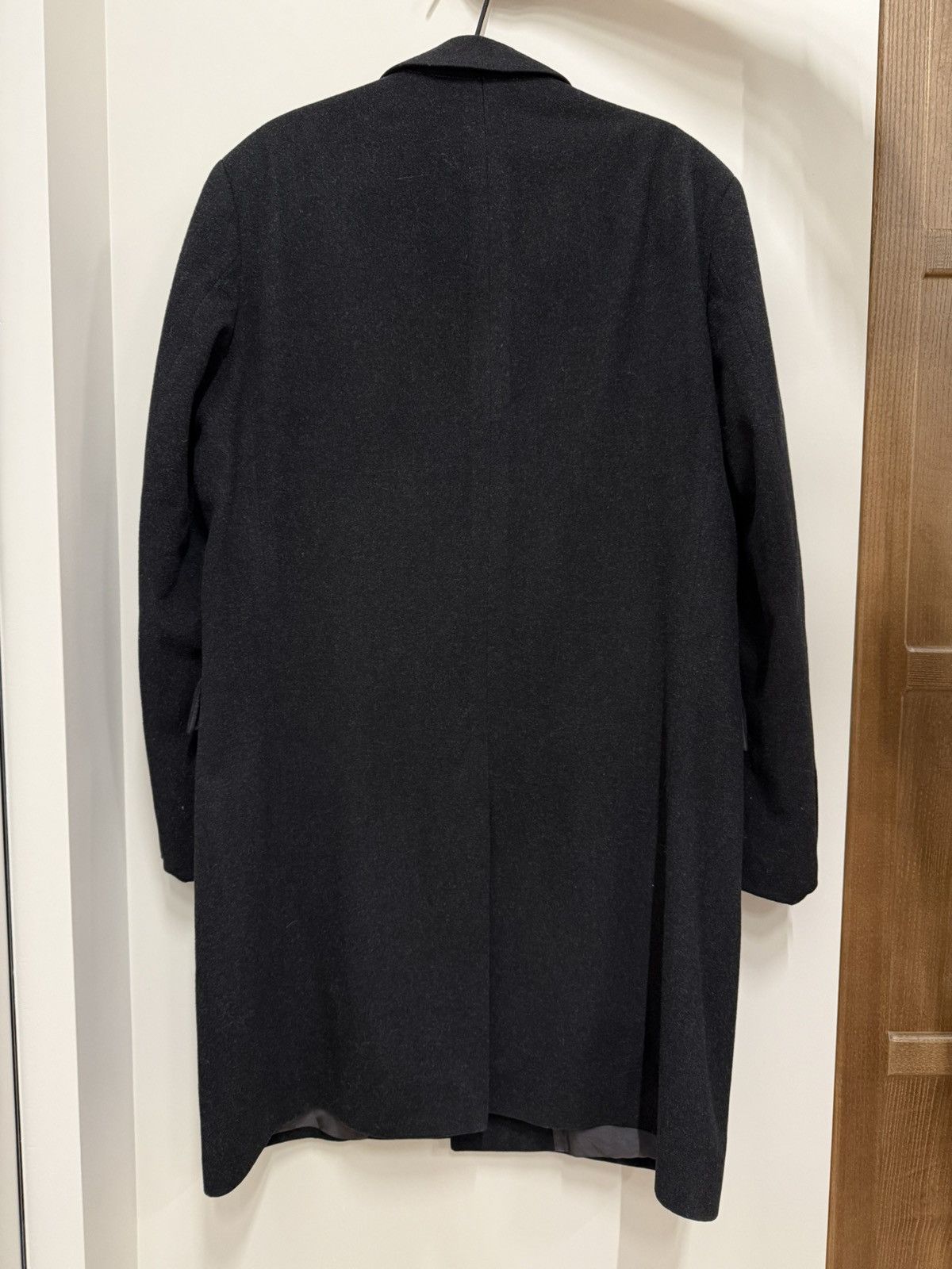 Hugo Boss Vintage Hugo Boss Wool Cashmere Black Coat Size US M / EU 48-50 / 2 - 15 Thumbnail