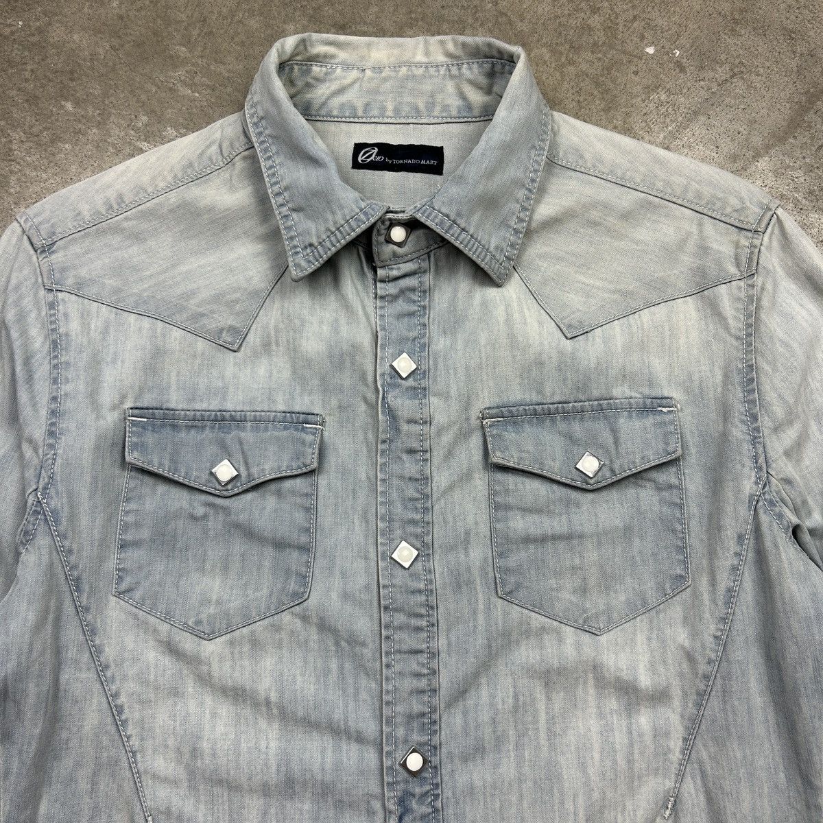 Tornado Mart zero by tornado mart western shirt denim Size US M / EU 48-50 / 2 - 5 Thumbnail