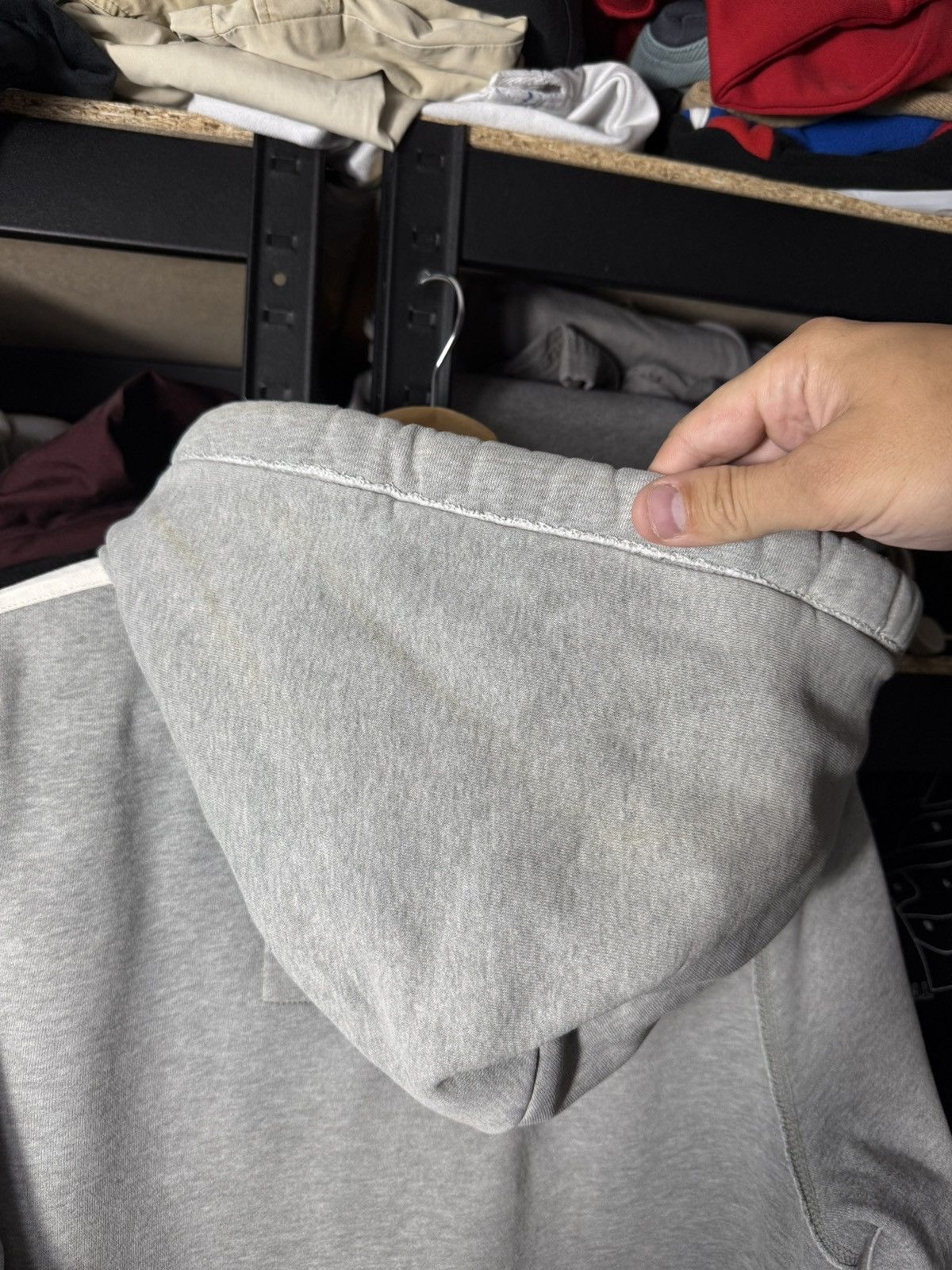 Abercrombie & Fitch Vintage Abercrombie & Fitch Distressed Zip Hoodie Y2K Grey Size US S / EU 44-46 / 1 - 15 Thumbnail