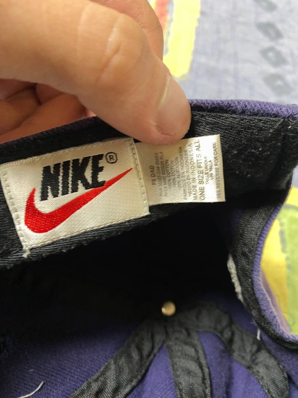Nike × Vintage Vintage Nike Sportswear Swoosh Logo Faded Hat Size ONE SIZE - 2 Thumbnail