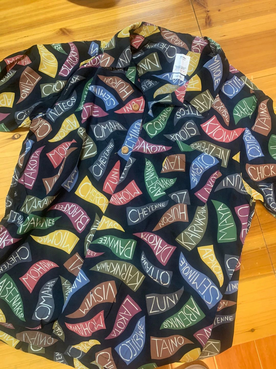 Visvim VISVIM 19ss Spring/Summer Floral flag short-sleeved shirt Size US M / EU 48-50 / 2 - 1 Thumbnail