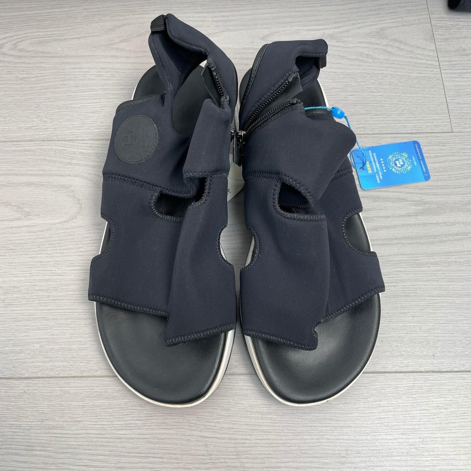 Hermes Hermes Cotton Black Sandals 41 Men Size US 8.5 / EU 41-42 - 1 Thumbnail