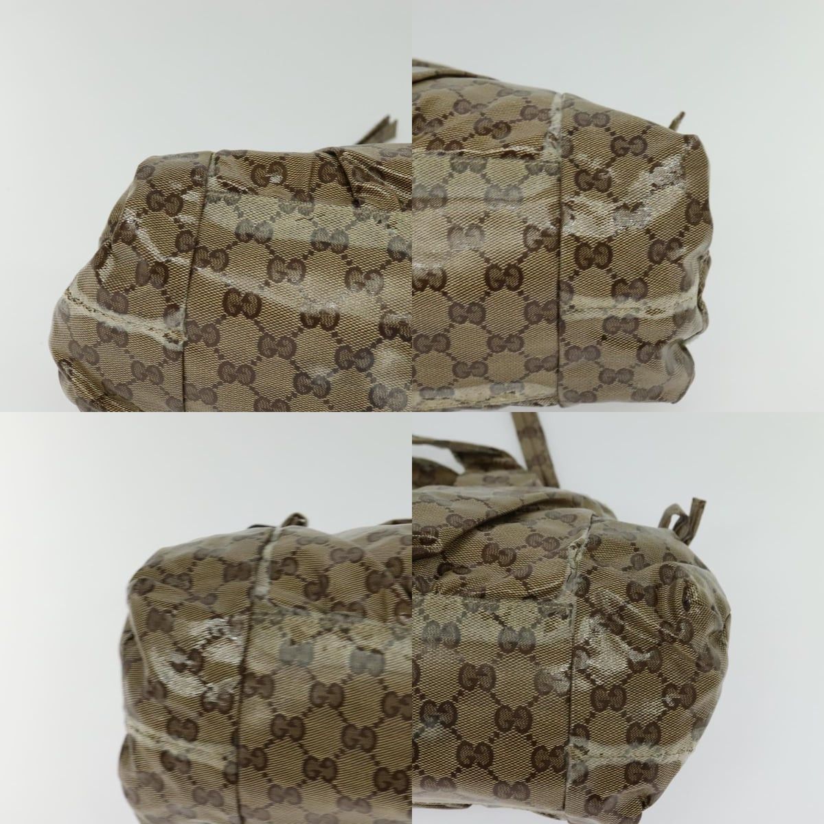 GUCCI GG Crystal Handbag Black Gold