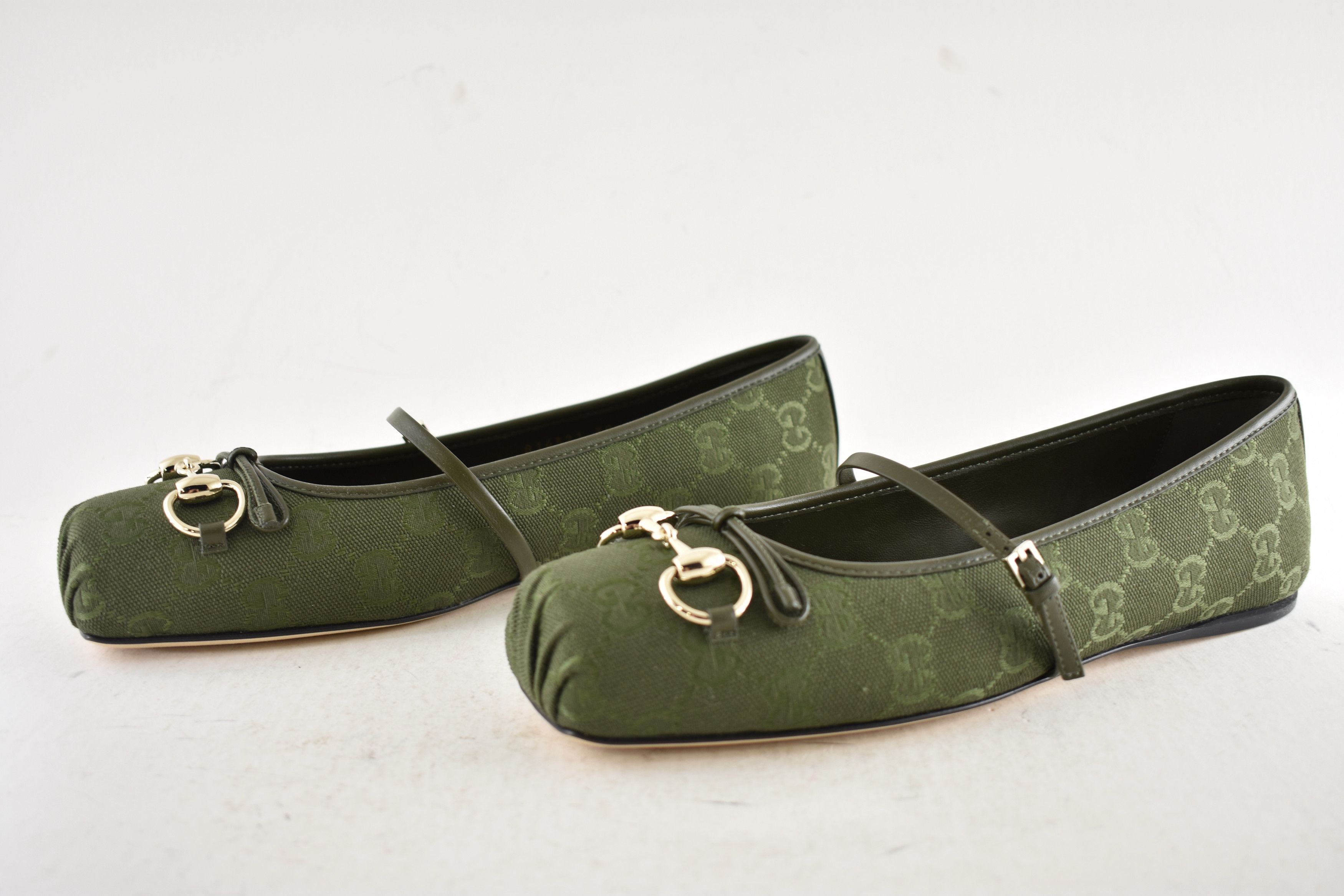 Gucci Gucci GG Logo Horsebit Maryjane Ballerina Ballet Flat 37 Size US 7 / IT 37 - 13 Thumbnail