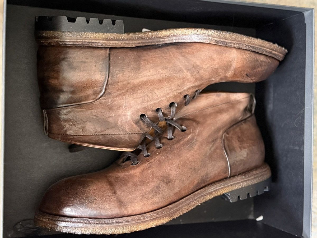 Silvano Sassetti Derby travel boots horsehide leather Size US 11 / EU 44 - 4 Thumbnail